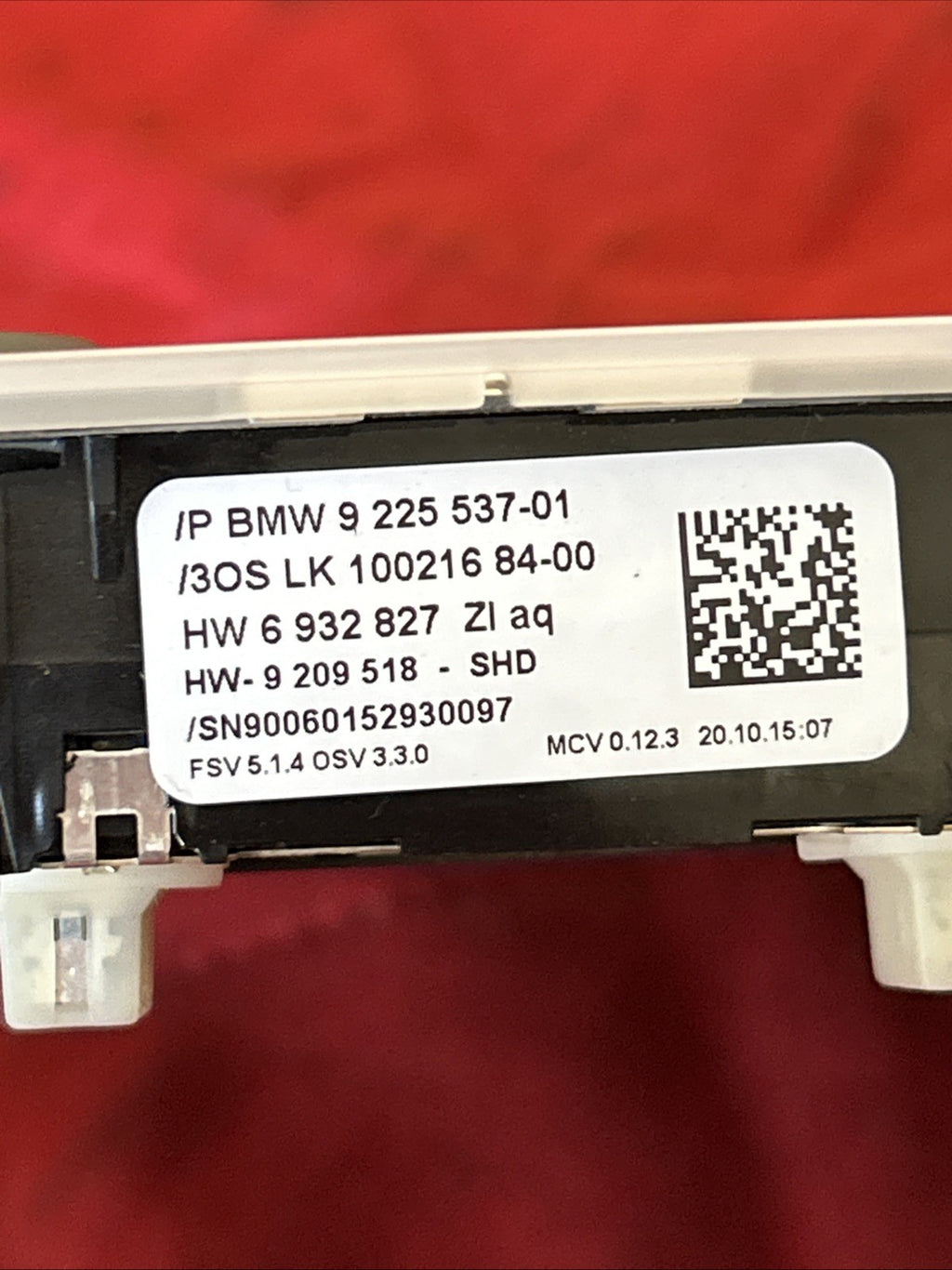 07-13 BMW E92 E90 128i 135i 328i 335i M3 Sunroof Switch Dome Light 9225537 GRAY