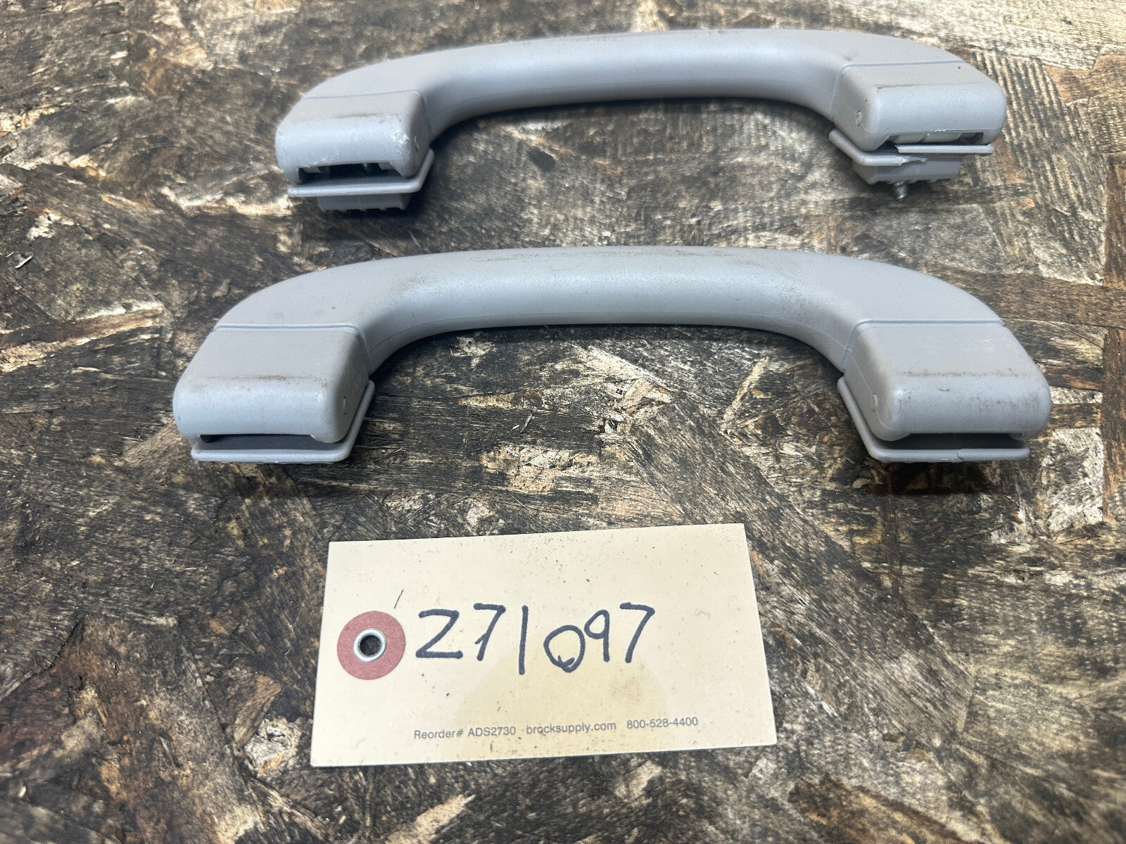 BMW 04-13 E90 3 SERIES INTERIOR GRAB HANDEL SET 4PC GRAY OEM 7033661+7033659