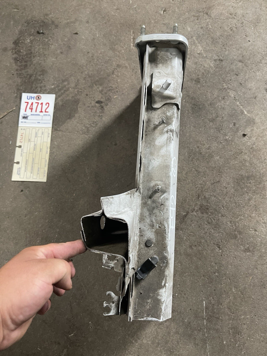 07-13 BMW E92 E93 328 335 M3 Front Left Frame Rail Apron SECTION OEM