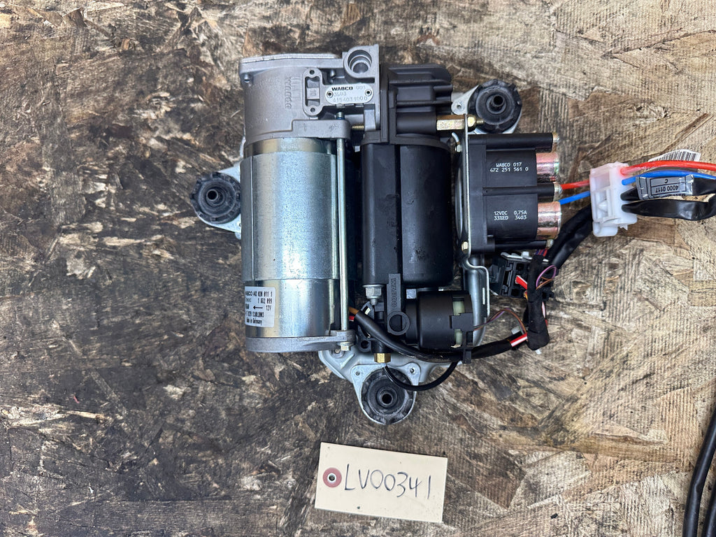BMW 99-06 E53 X5 AIR SUSPENSION PUMP COMPRESSOR + CONTROL UNIT OEM 1082099
