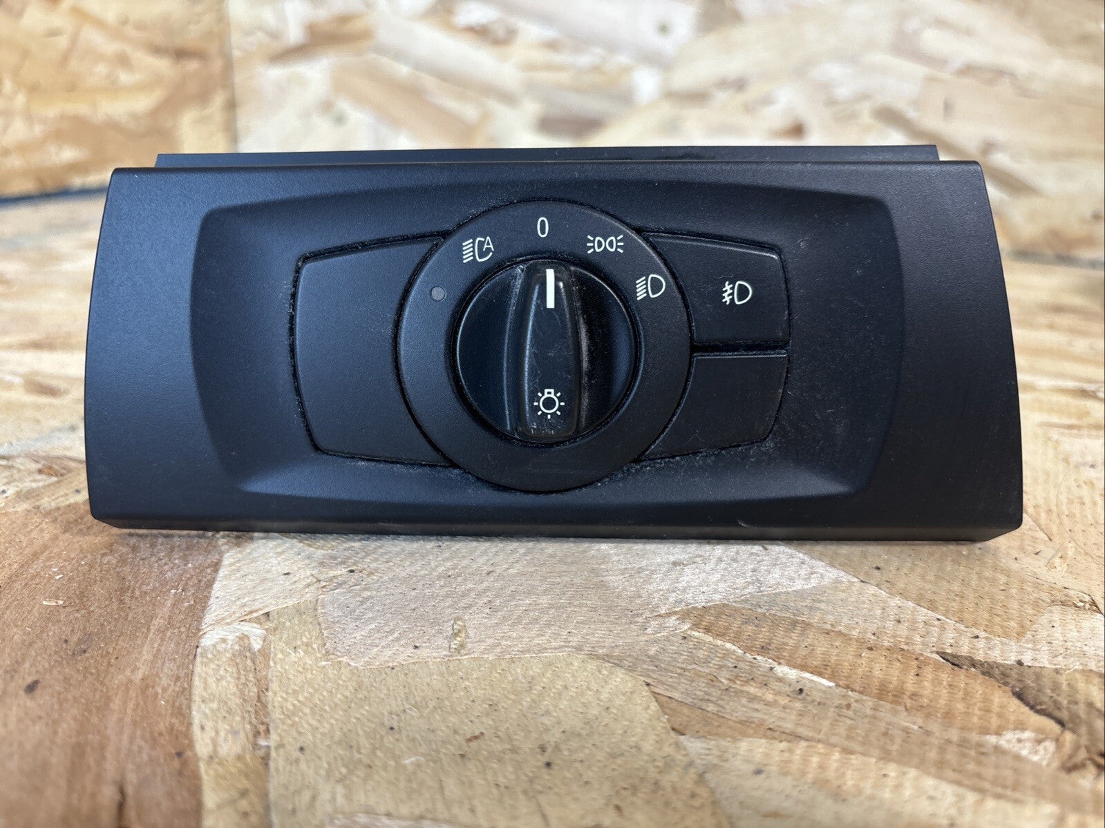 06-11 BMW E82 E88 E90 E92 HEADLIGHT FOG LIGHT CONTROL SWITCH BLACK OEM 6 938 864