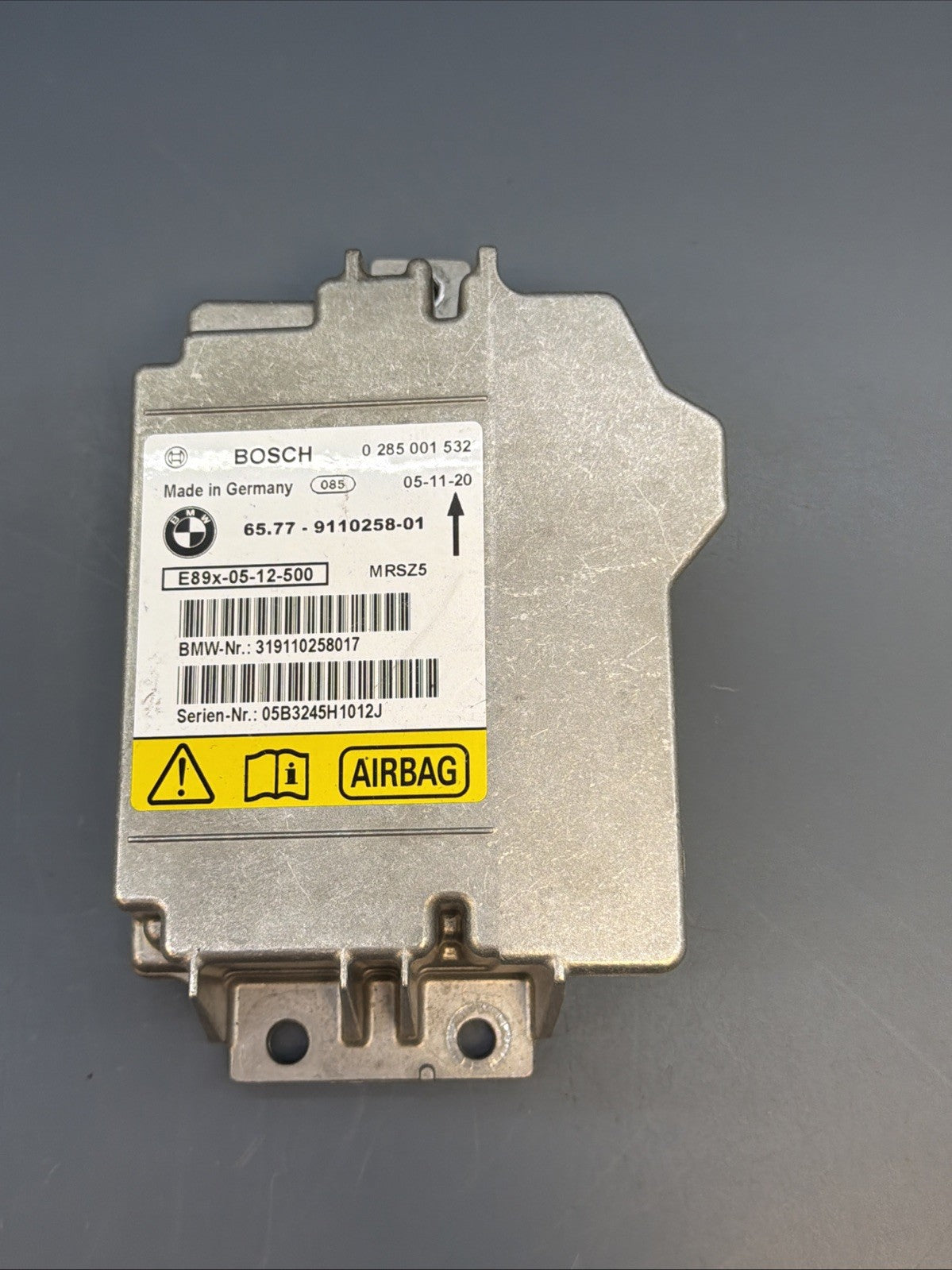 2006-2008 BMW 3 Series E90 E91 E92 ECU CONTROL MODULE MRSZ5 9110258