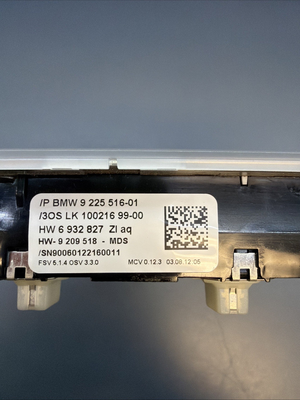 2010 - 2015 BMW E84 X1 FRONT UPPER BLACK DOME LIGHT LAMP SWITCH OEM 9225516