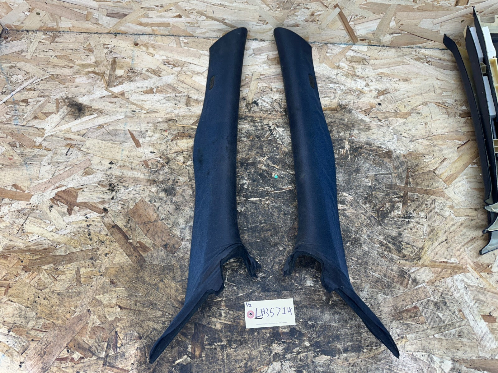 BMW 99-06 E53 X5 LHD BLACK INTERIOR A+B+C+SUN VISOR TRIM SET 12PC OEM 8203865
