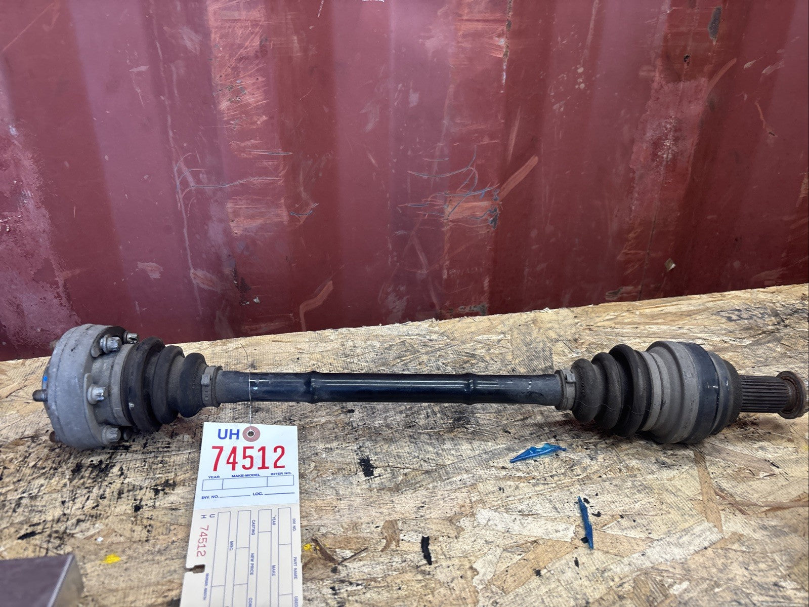 BMW OEM CV AXLE REAR LEFT  1 SERIES E84 X1 USED N20 ENGINE 08-15 3320 7591595