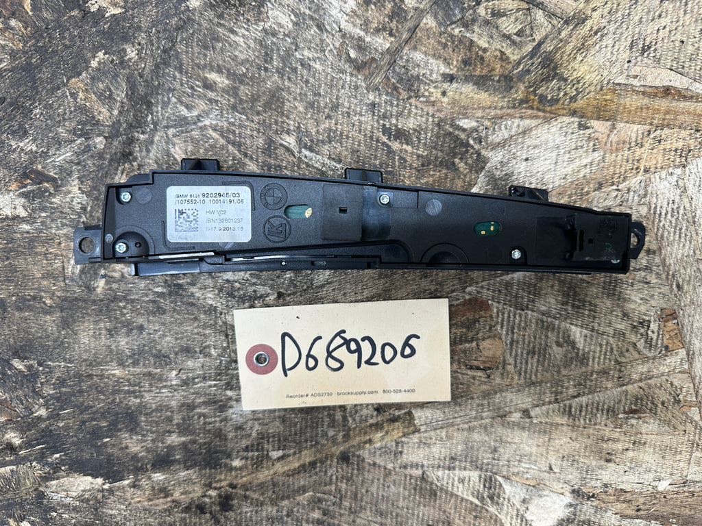 BMW 10-17 F10 5 SERIES TRACTION CONTROL DRIVE MODE CENTER SWITCH BLACK 9202945