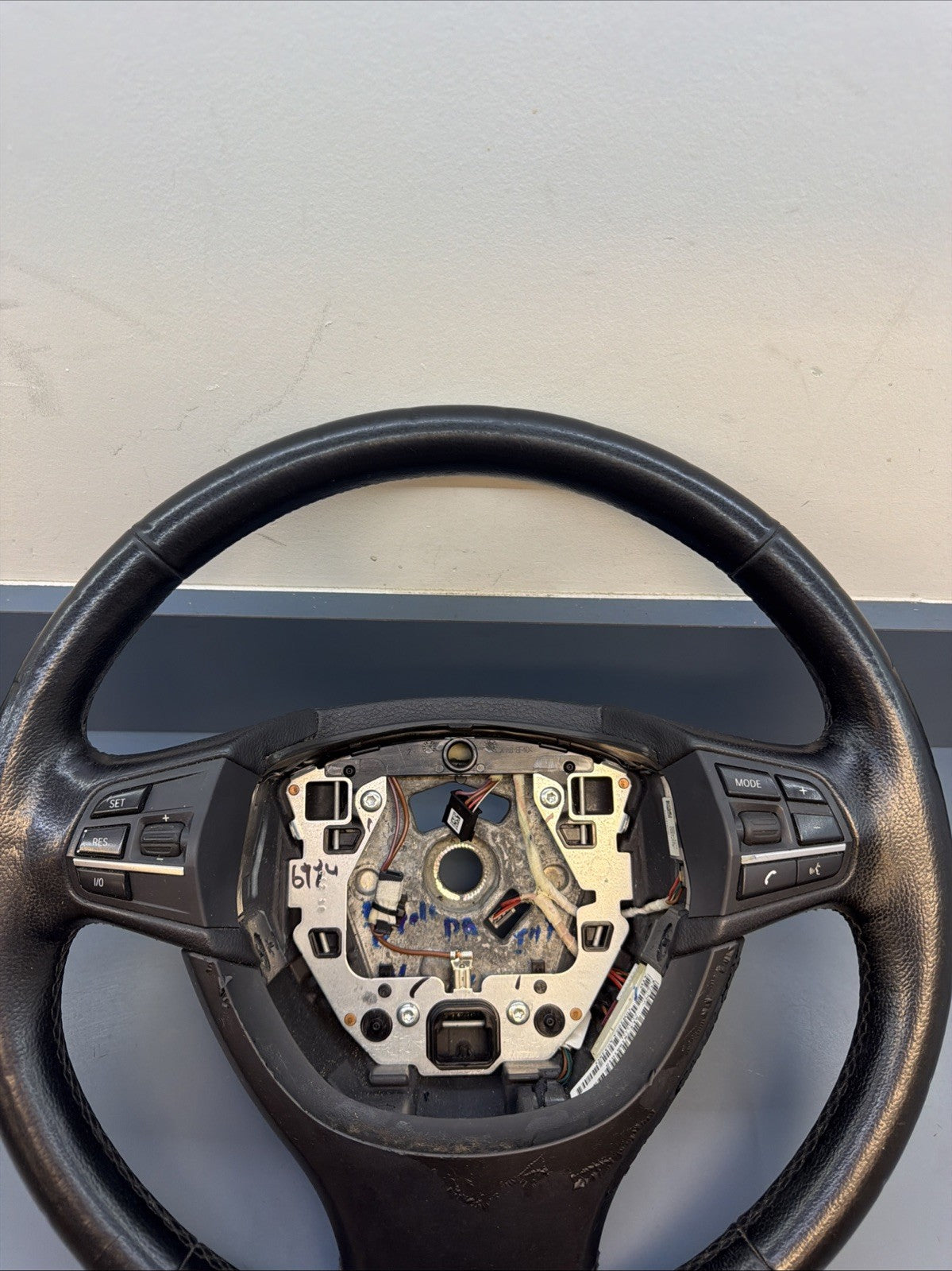 BMW Leather Steering Wheel with Controls OEM 9229479 F07-F11 2010-2016