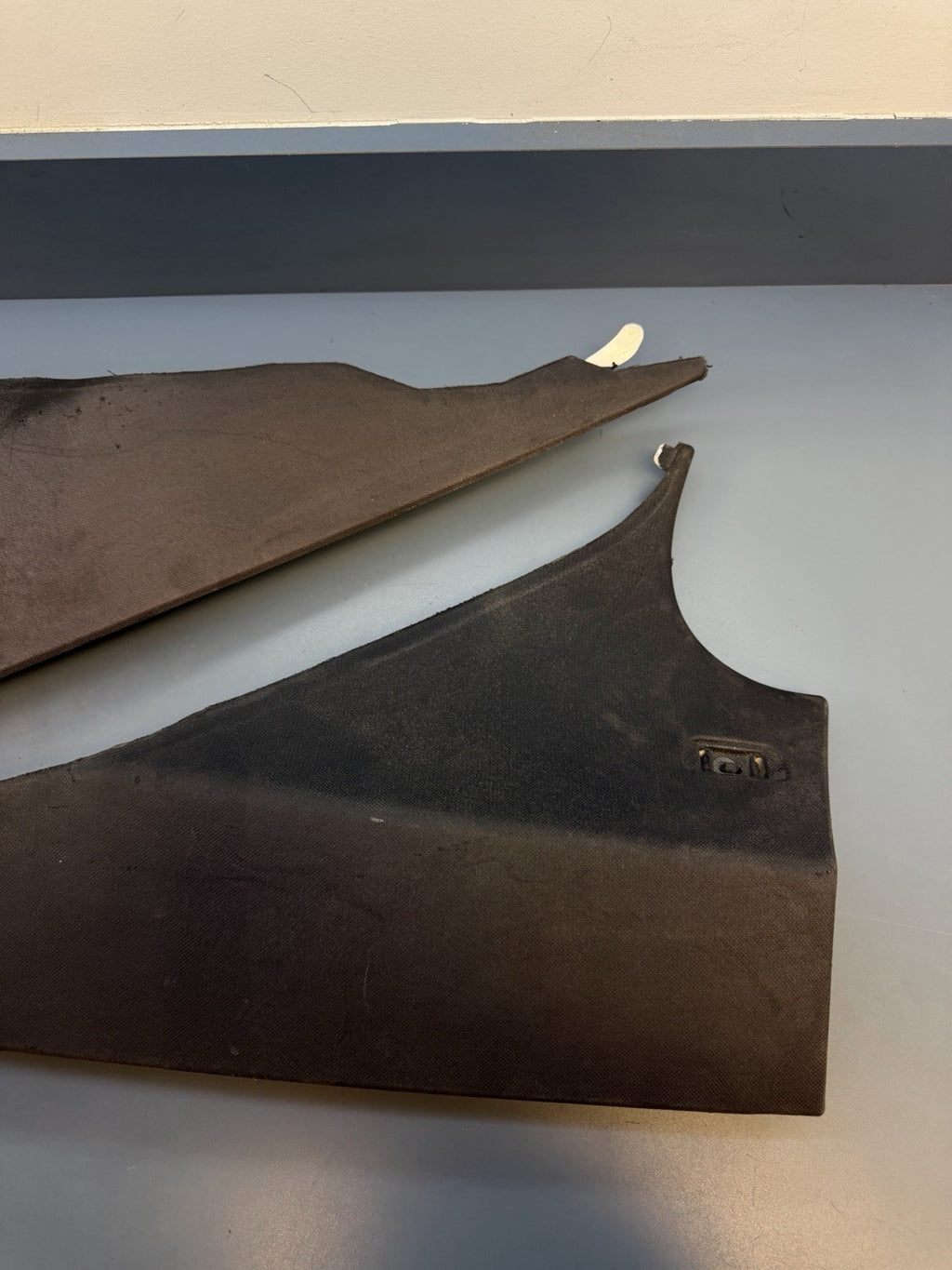 09-15 BMW 750Li F02 REAR RIGHT & LEFT C PILLAR TRIM COVER PANEL OEM 9114148/47