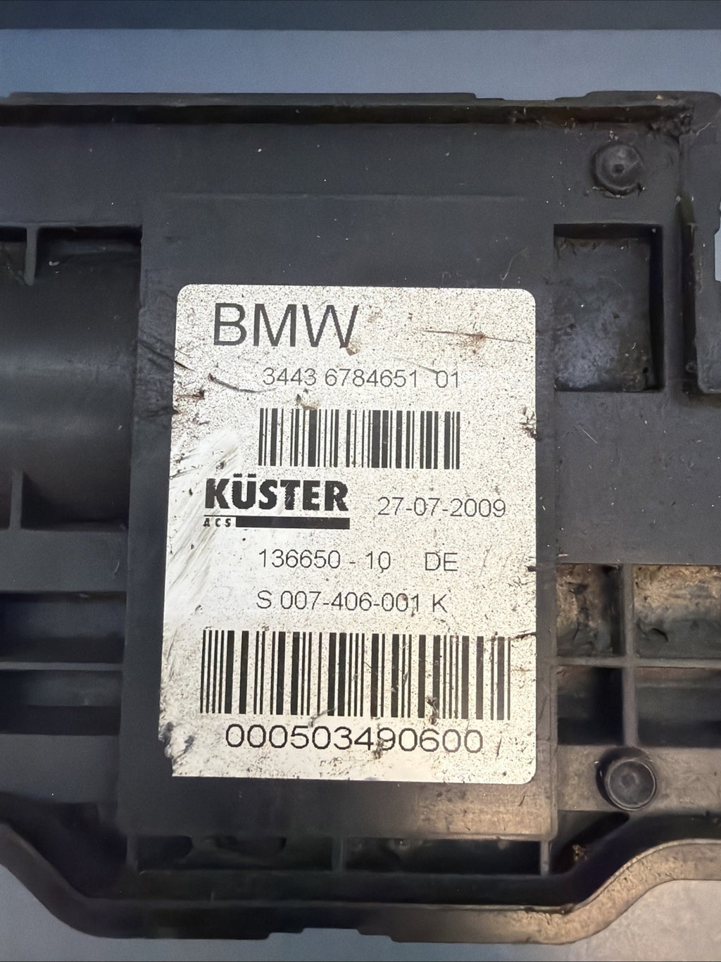 09-15 BMW F01 F02 750i 750Li Emergency Parking Brake Actuator Motor 6784651