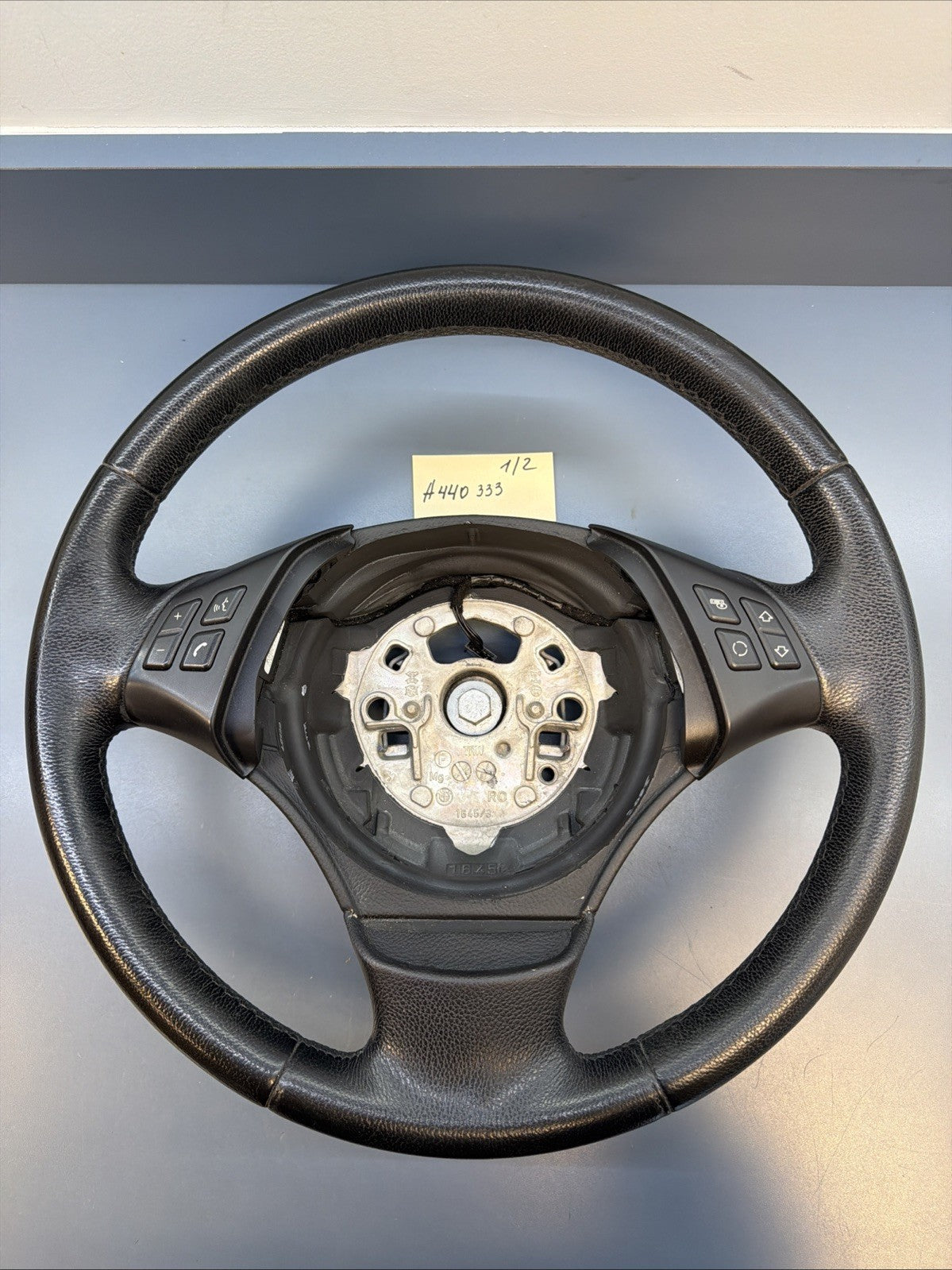 06-11 BMW E90 E91 325i 328i 330i 335i Steering Wheel Black Unit 6959893 OEM