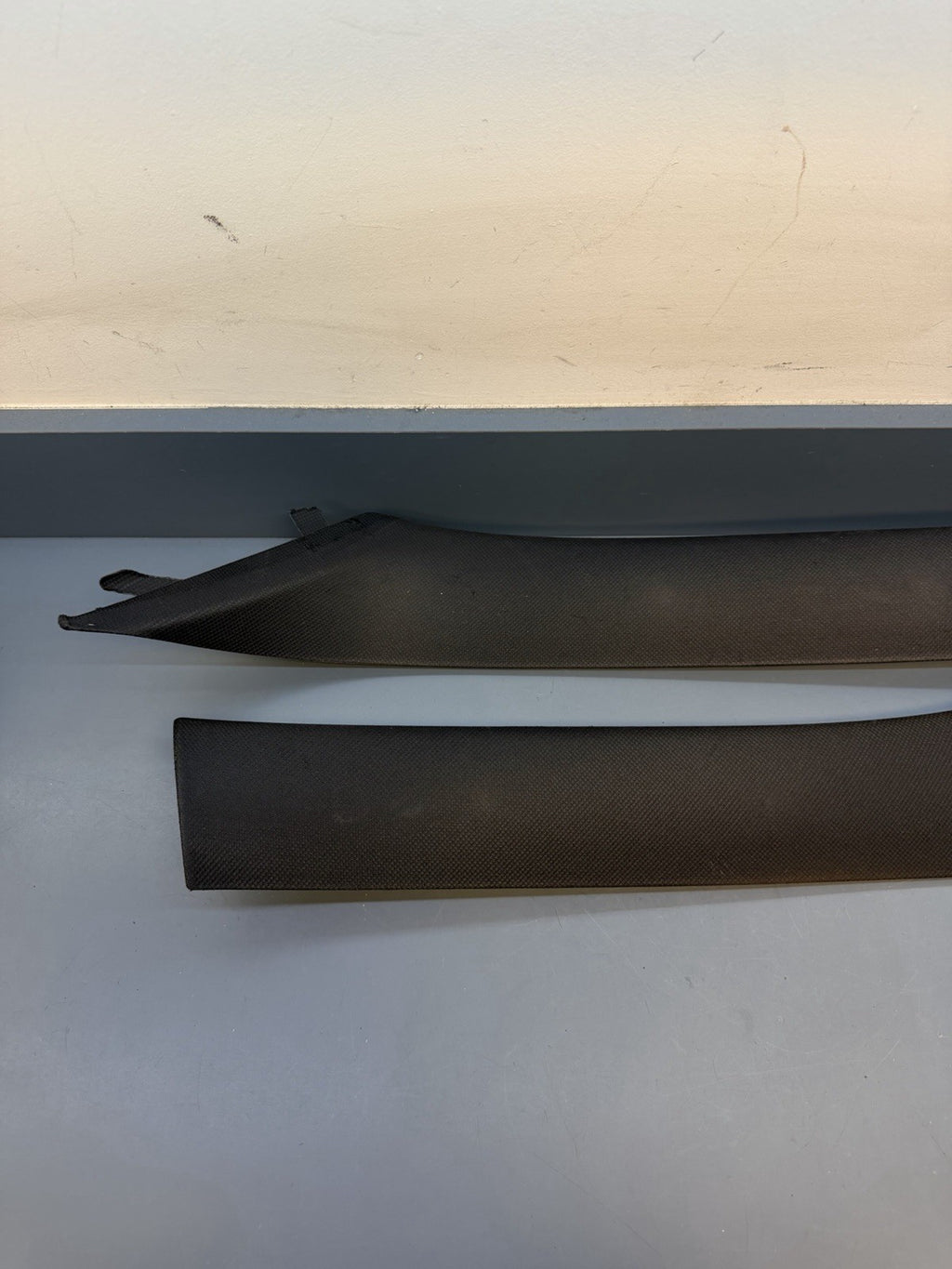 12-16 BMW F30 Front Left & Right A Pillar Trim Panel Cover BLACK 7220995 7220996