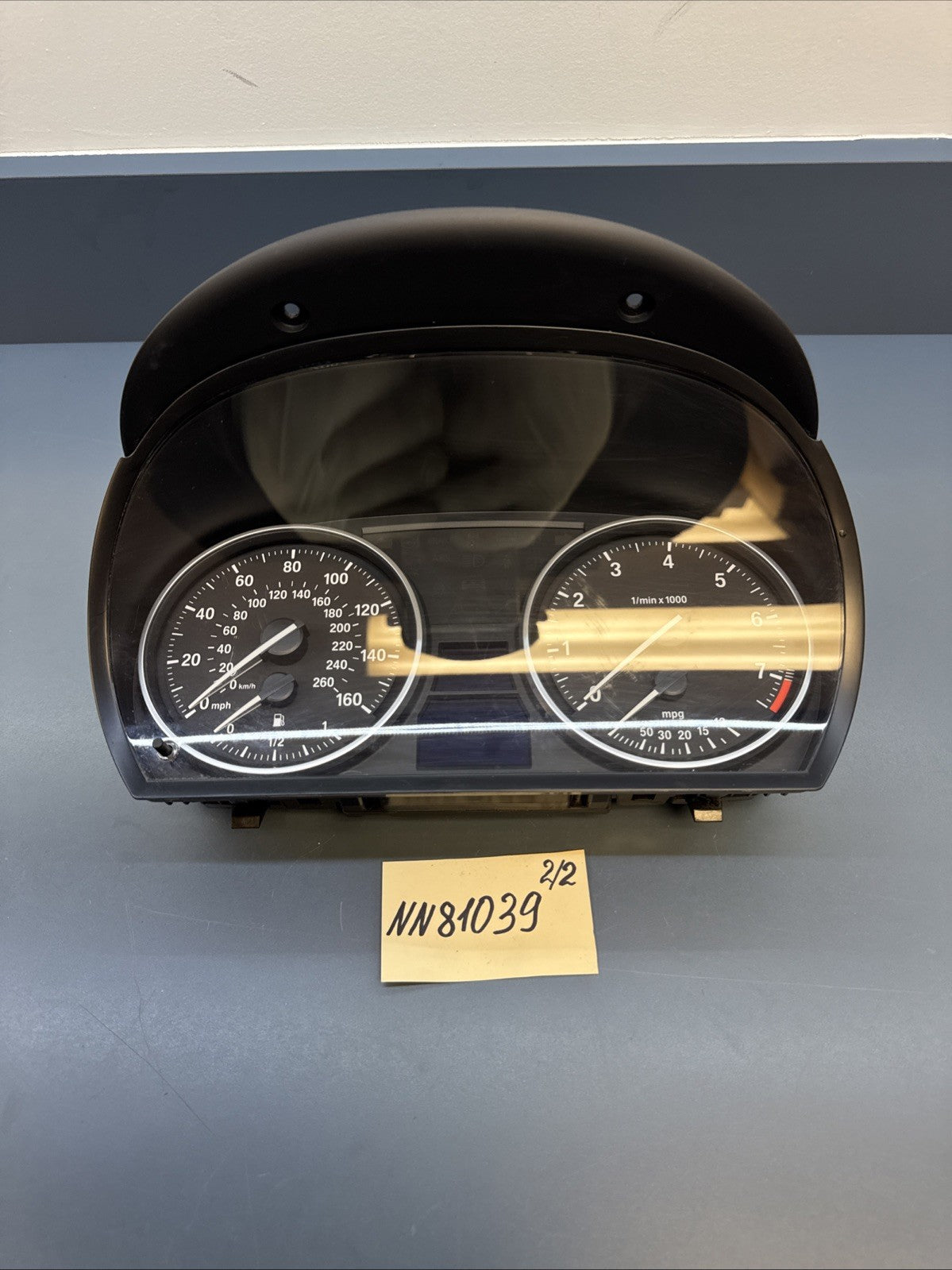 BMW 2006-2012 E90 3 SERIES SPEEDOMETER INSTRUMENT GAUGE CLUSTER MPH 9242367