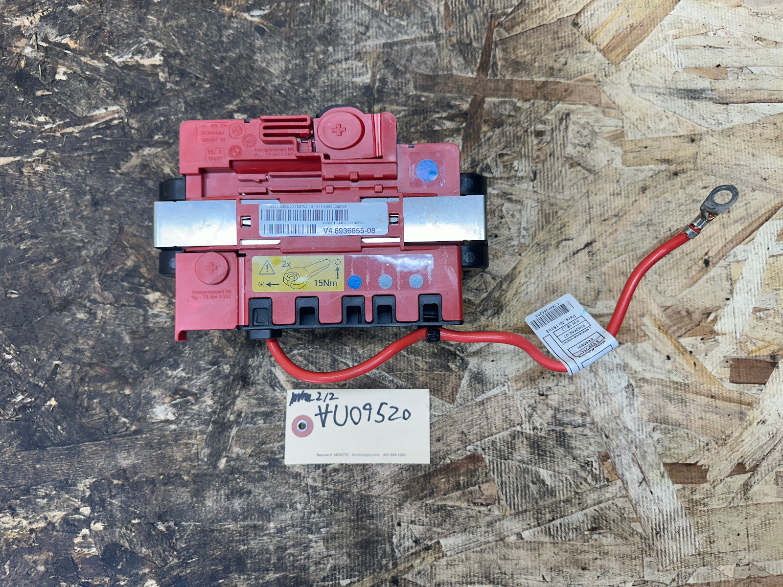 BMW 04-13 1/3 SERIES X1 X6 POSITIVE POWER DISTRIBUTION BOX OEM 6936655