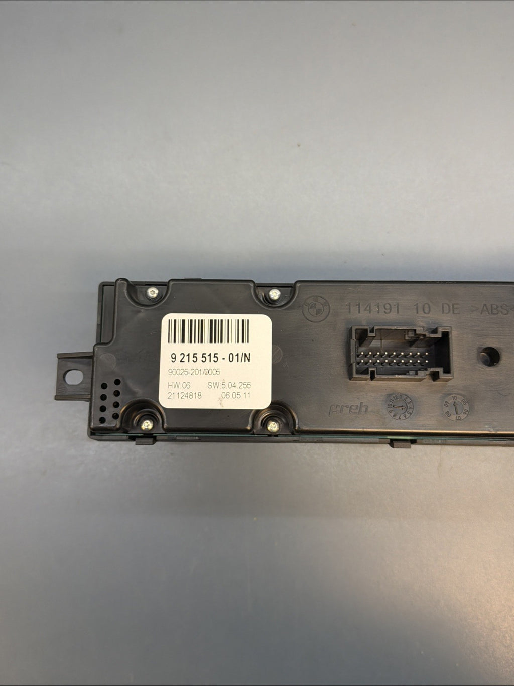 07-13 BMW E70 E71 X5 X6 Rear AC Climate Temperature Control Unit 9215515 OEM
