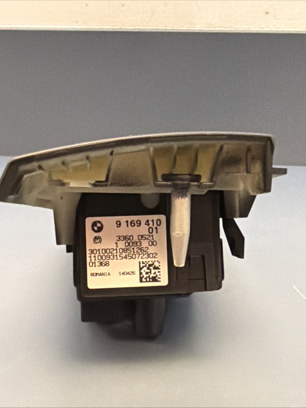 06-12 BMW E90 E92 E93 328i 335i HEADLIGHT CONTROL SWITCH UNIT BLACK 9169410 OEM