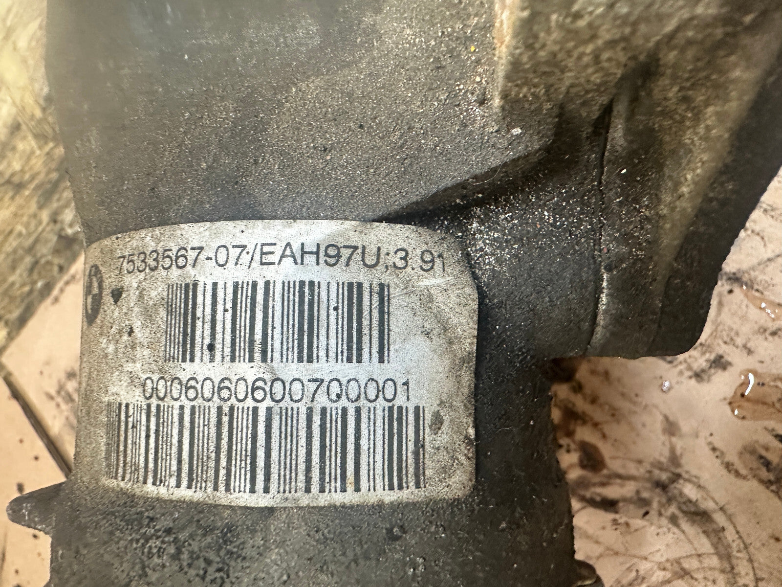 BMW AWD 325 328xi 525xi 528xi 25 28 FRONT DIFFERENTIAL FINAL 3.91 DRIVE 7533567