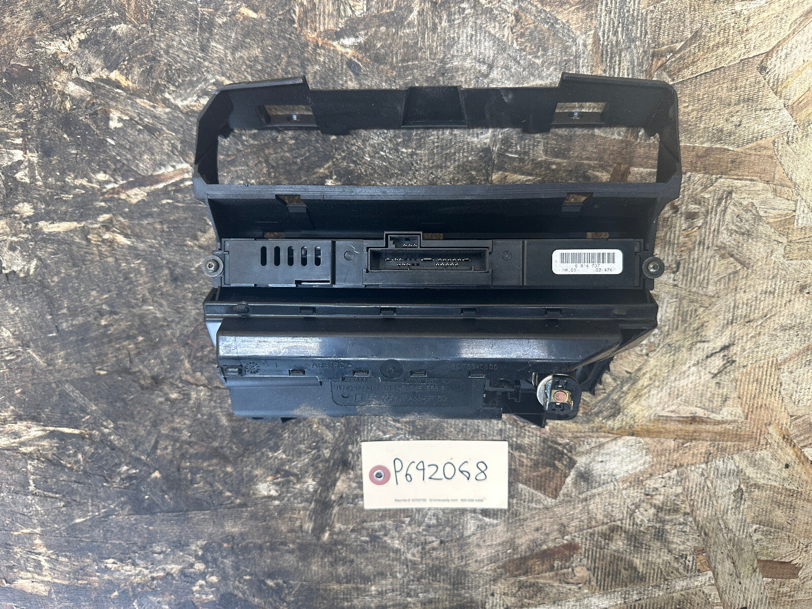 BMW 97-06 3 SERIES CONVERTIBLE BLACK STORAGE TRAY+FOLDING TOP SWITCH 8268887