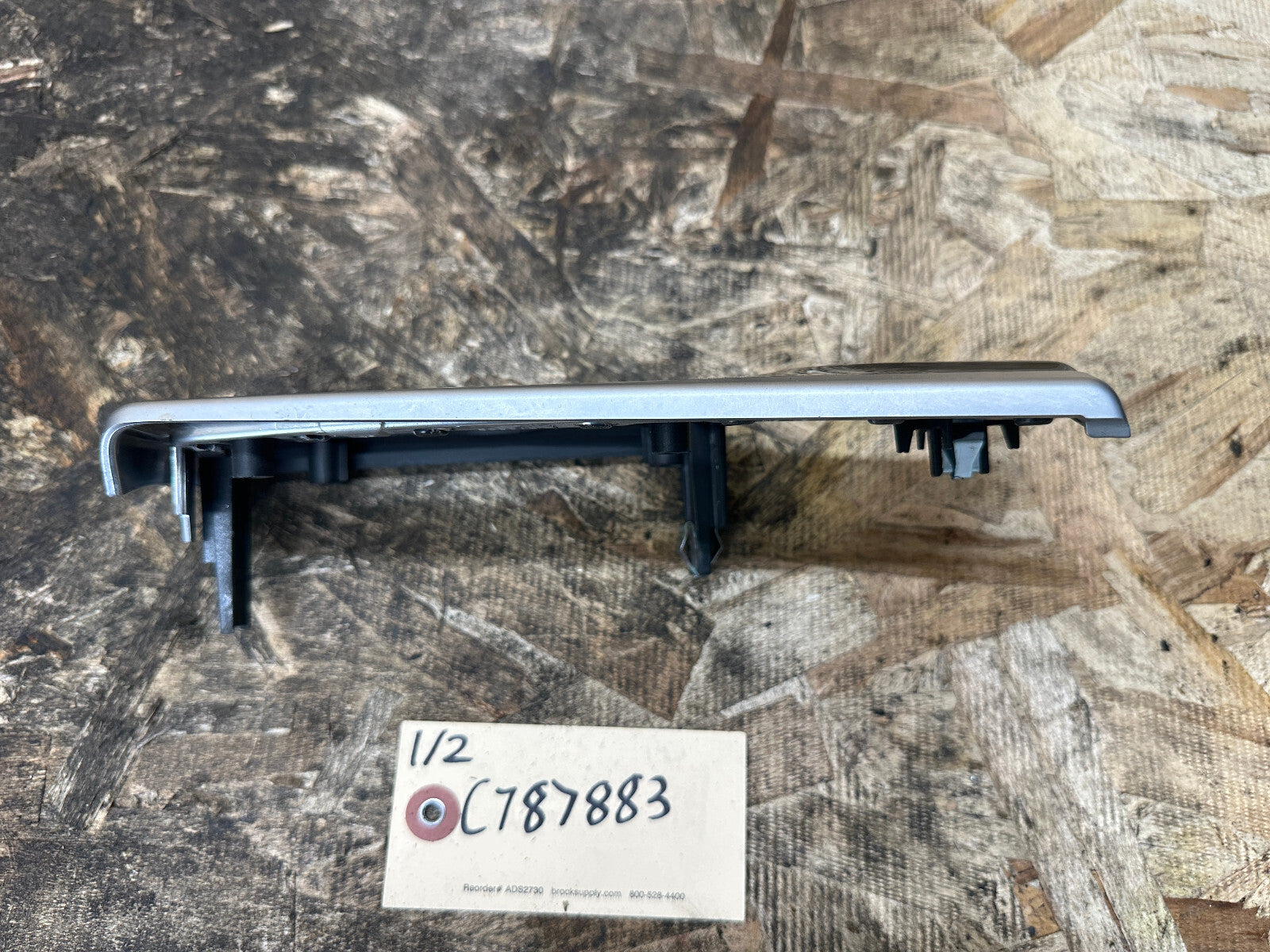 BMW 09-17 F10 5 SERIES HEADLIGHT CONTROL SWITCH TRIM PANEL ASH WOOD OEM 9192935