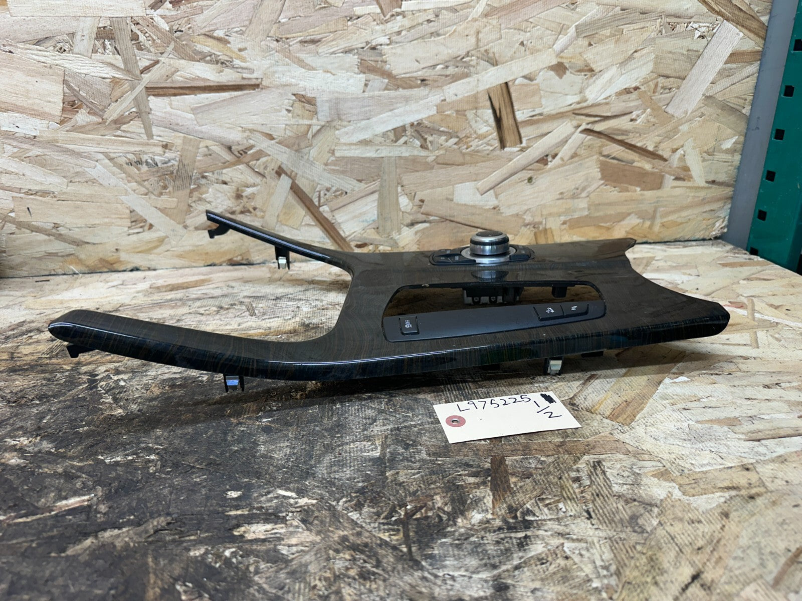 BMW 11-17 F25 X3 CENTER CONSOLE SHIFTER TRIM+iDrive+HILL DESCENT OEM 9200956