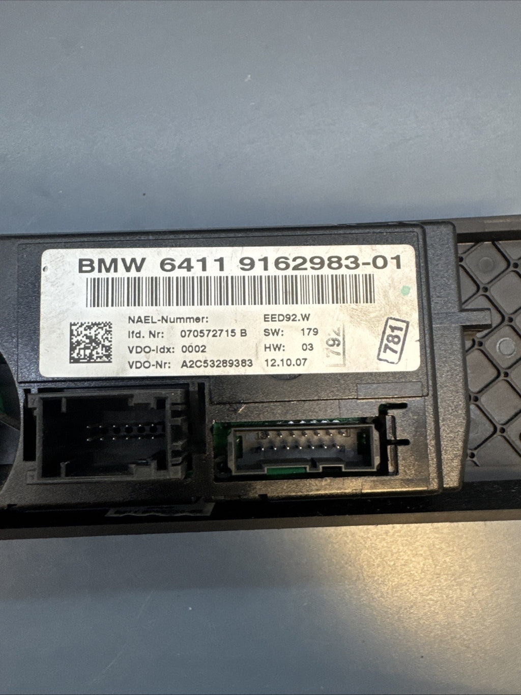 BMW E88 E82 E90 E92 135i 335d Air Conditioning AC Climate Control 9162983