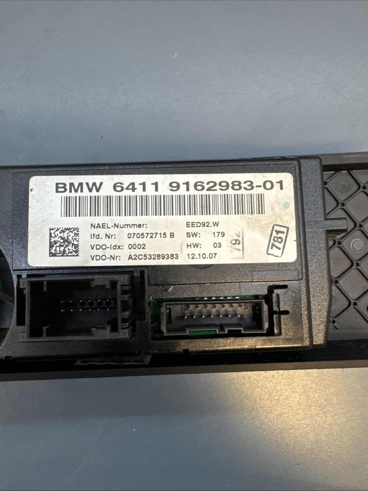 BMW E88 E82 E90 E92 135i 335d Air Conditioning AC Climate Control 9162983