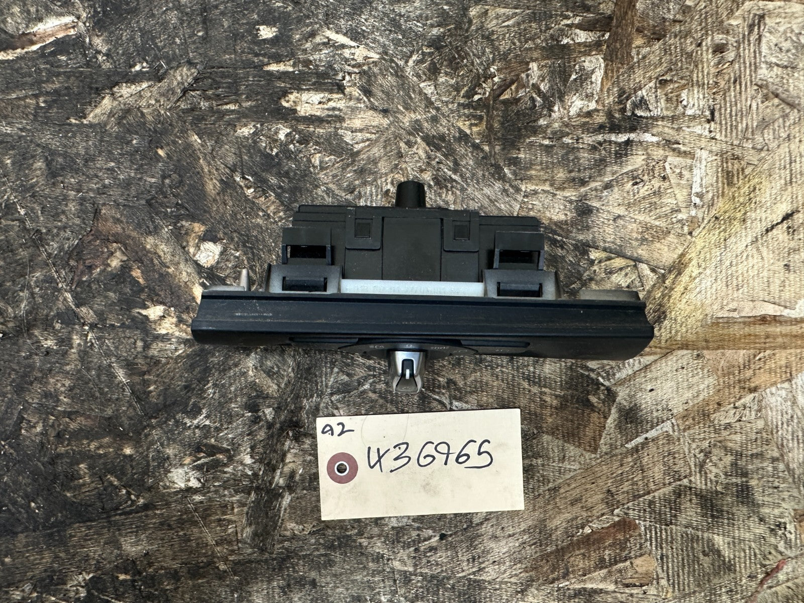 BMW 2006-2012 E90 HEADLIGHT FOG LIGHT CONTROL SWITCHES W BLACK TRIM OEM 9169398