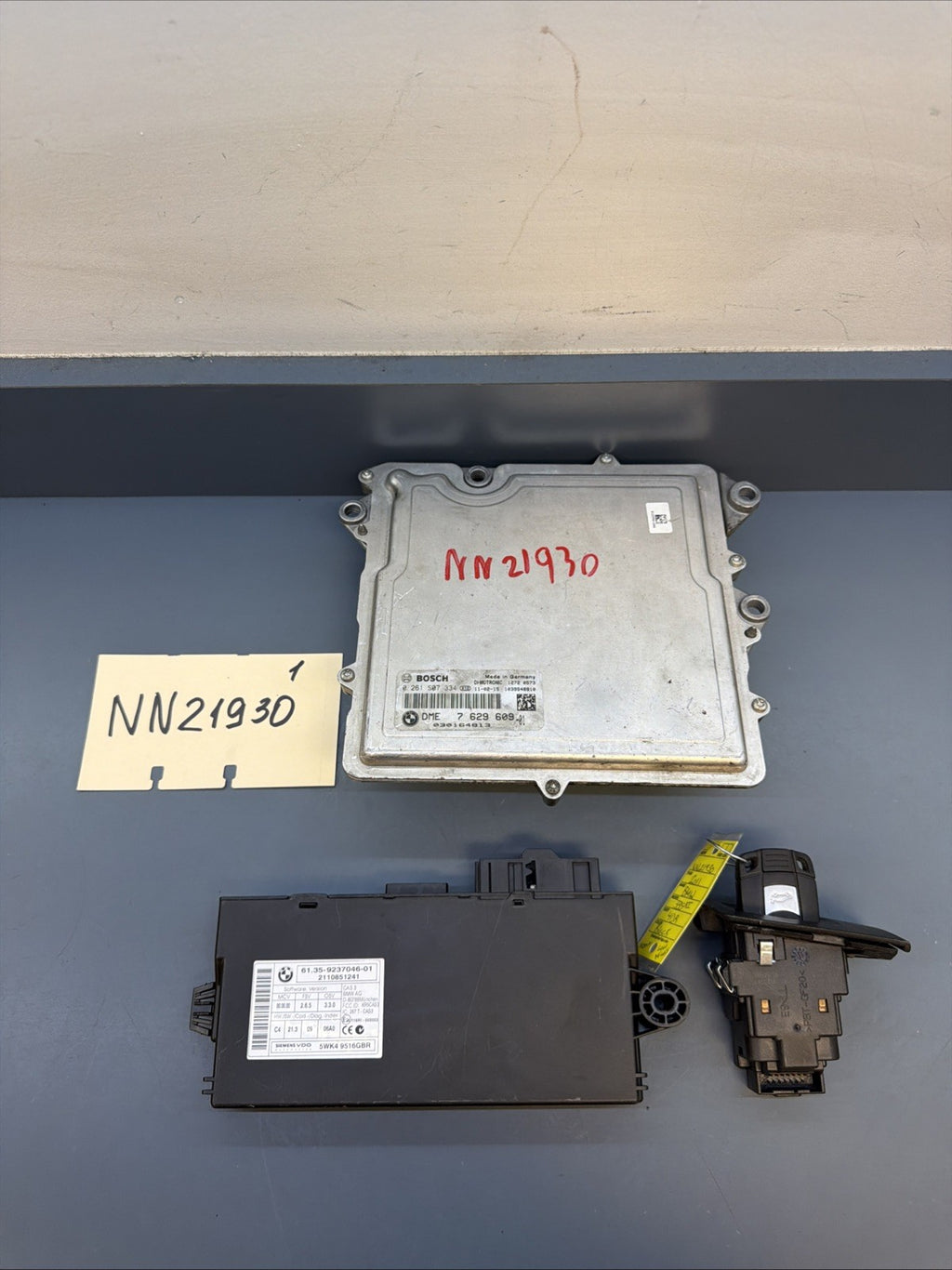 2011-13 BMW E90 E92 135 335 N55 DCT DME ECU Engine Computer Key Set OEM 7629609