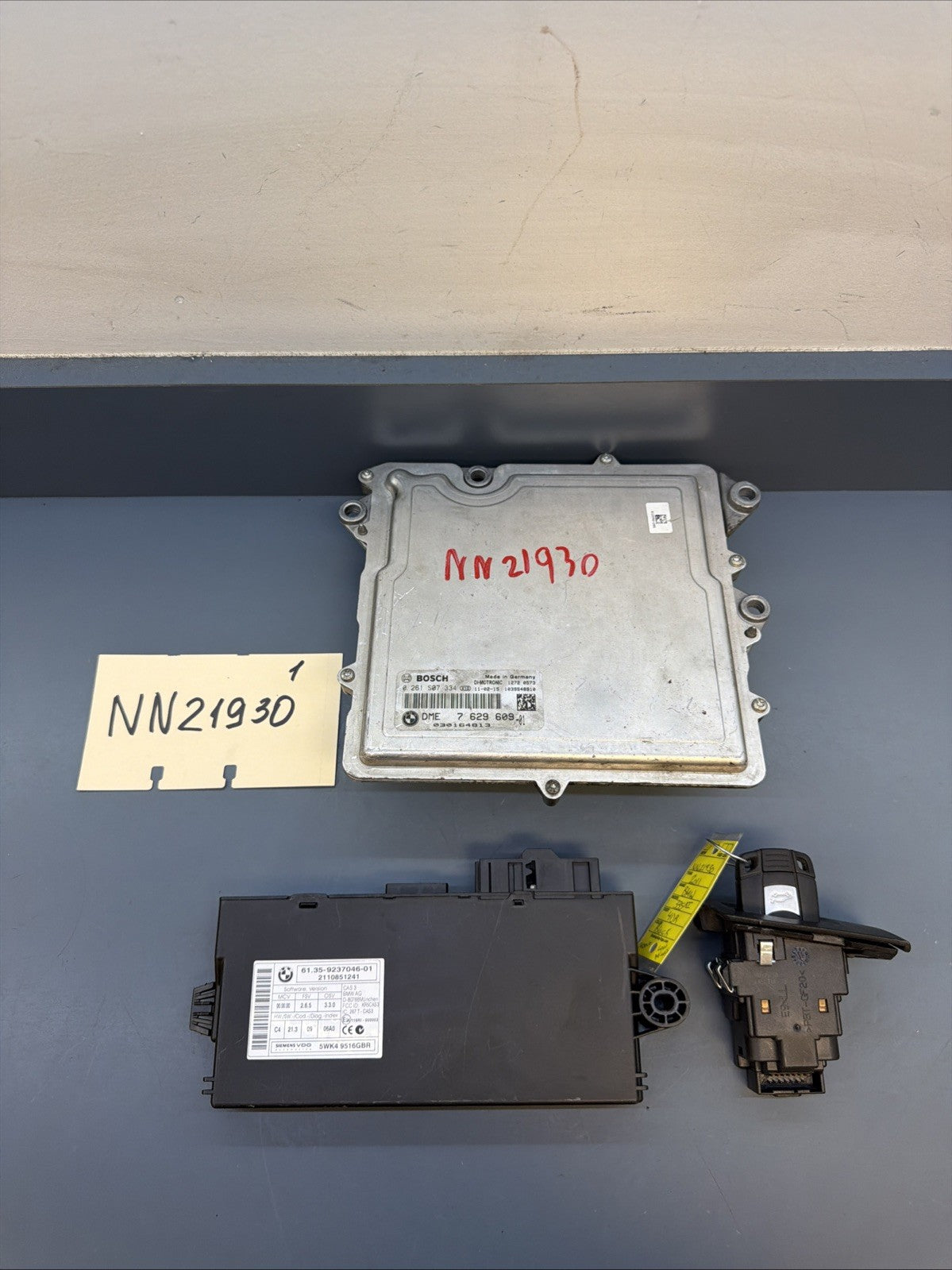 2011-13 BMW E90 E92 135 335 N55 DCT DME ECU Engine Computer Key Set OEM 7629609