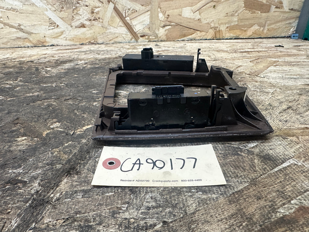 BMW 97-06 E46 3 SERIES CENTER CONSOLE WOOD WINDOW SWITCH TRIM OEM 61090200