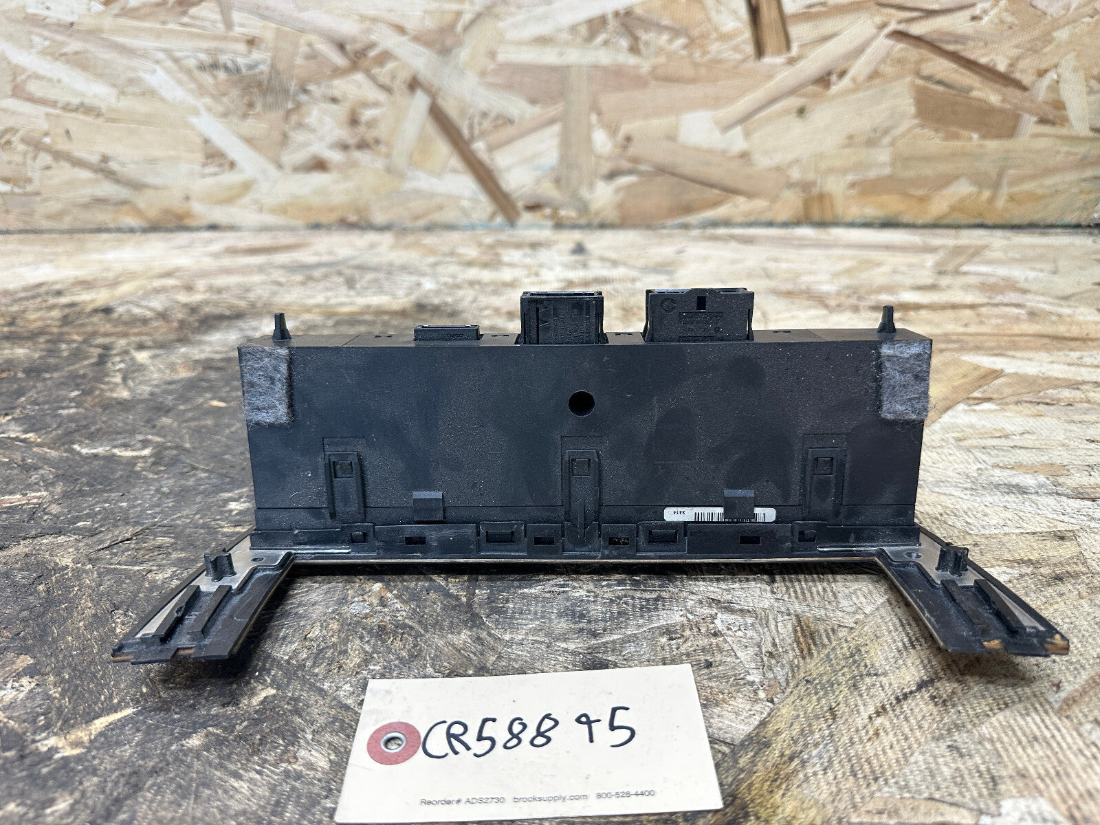 BMW 01-09 5 SERIES CENTER DTC TRACTION CONTROL SWITCH POPLAR WOOD COVER 6952469