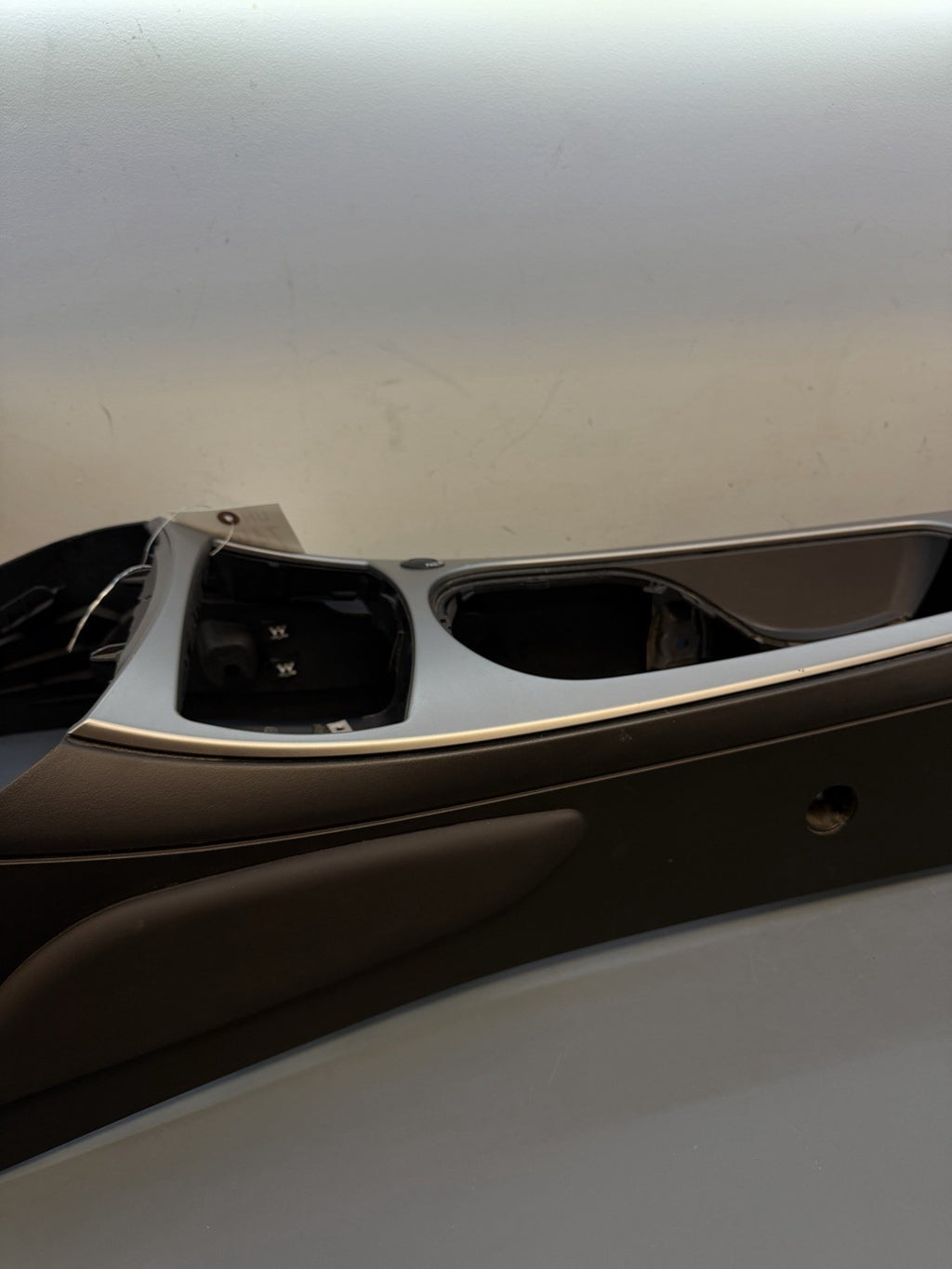 03-08 BMW E85 E86 Z4 Center Console Base Silver Trim Panel Cover OEM 7053115
