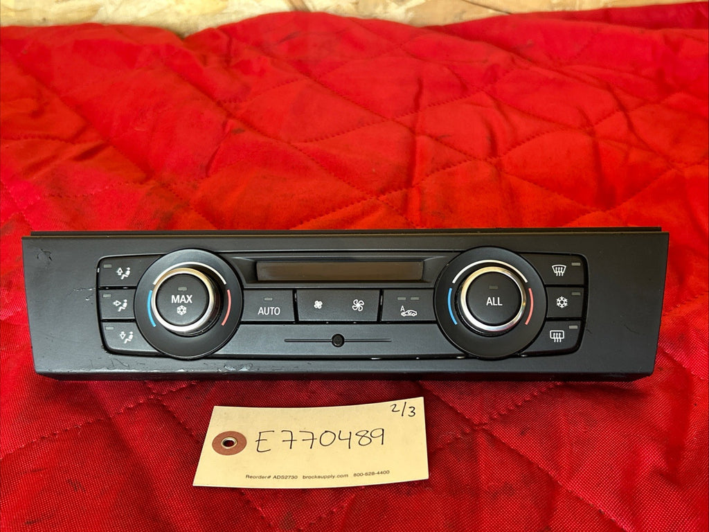 07-13 OEM BMW E92 E93 328 335 Coupe AC Climate Control Switch Panel 9263305