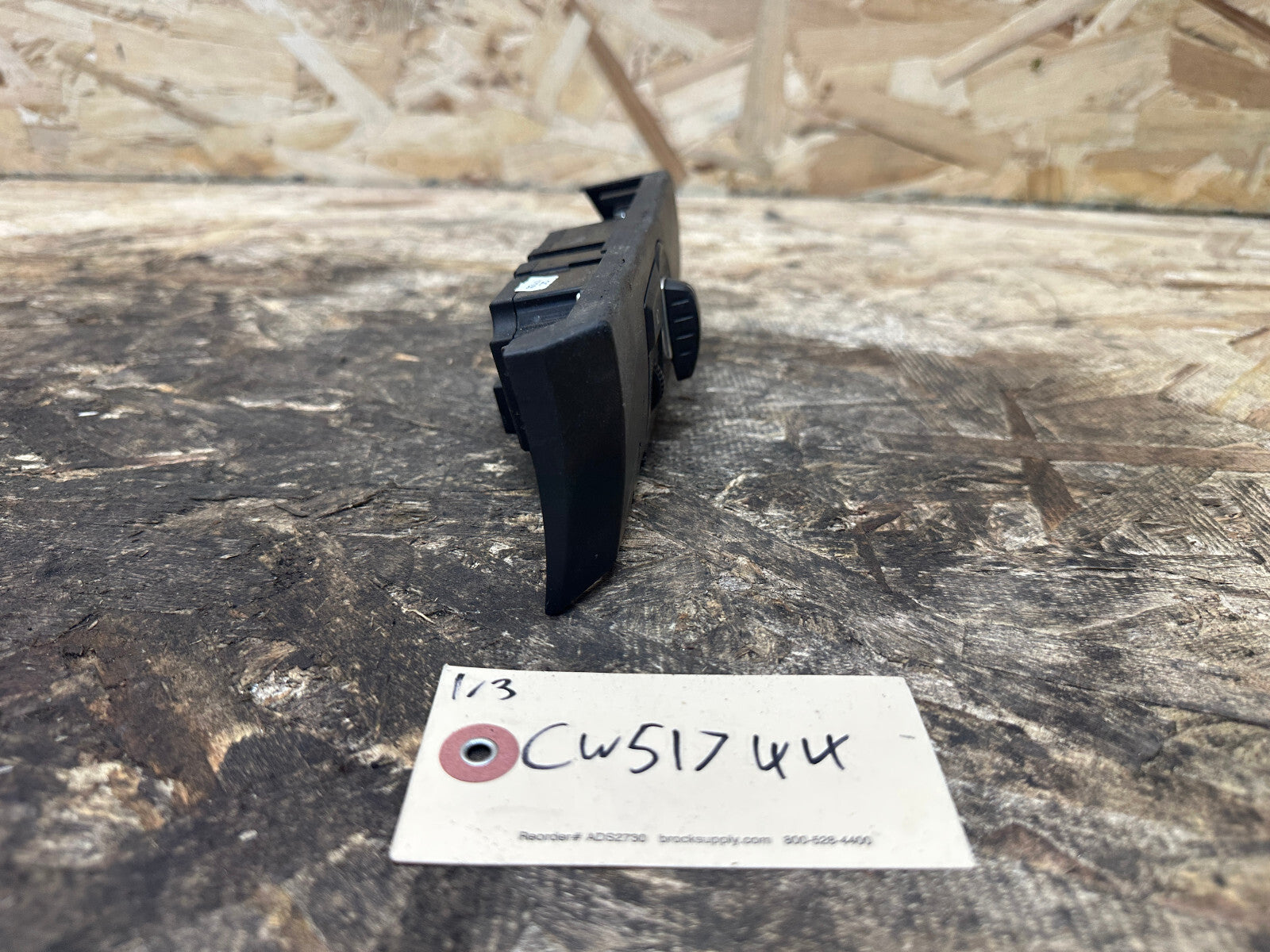 BMW 05-10 E60 5 SERIES BLACK HEADLIGHT CONTROL SWITCH PANEL COMPLETE 6988553