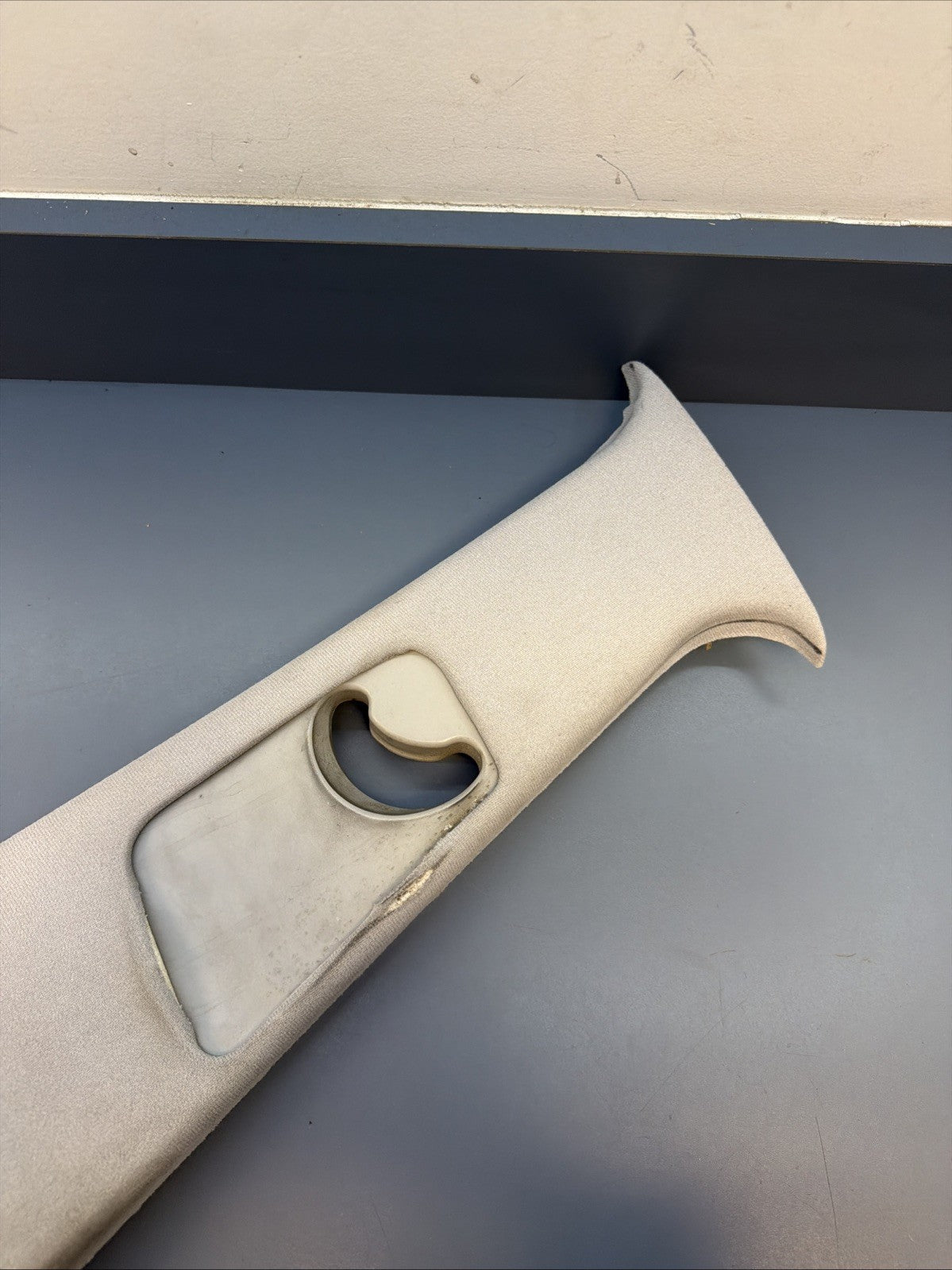 97-03 OEM BMW E39 528 525 530 Front Left Side Center Pillar Trim Gray 8260025