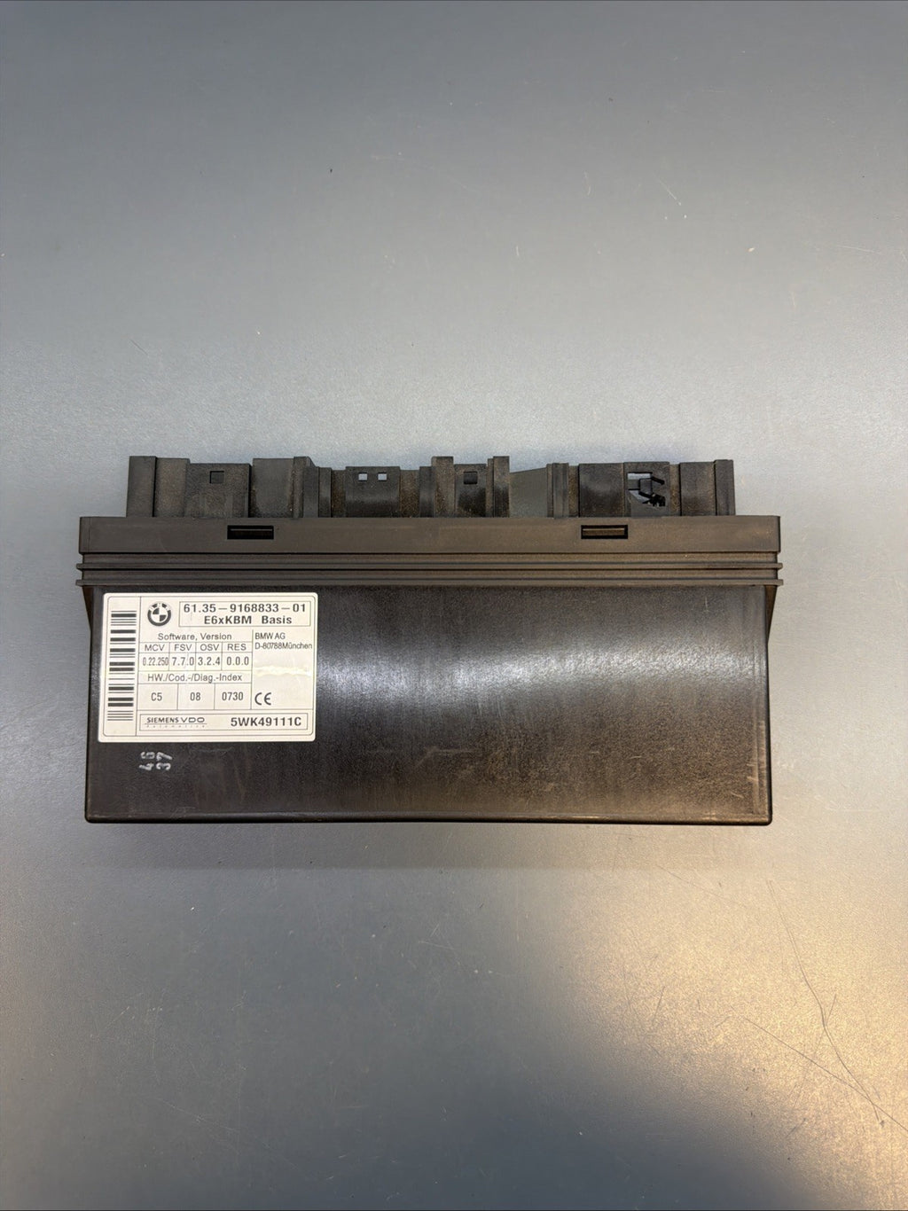08-10 BMW 535XI GATEWAY BODY CONTROL MODULE BCM BCU 9168833 OEM