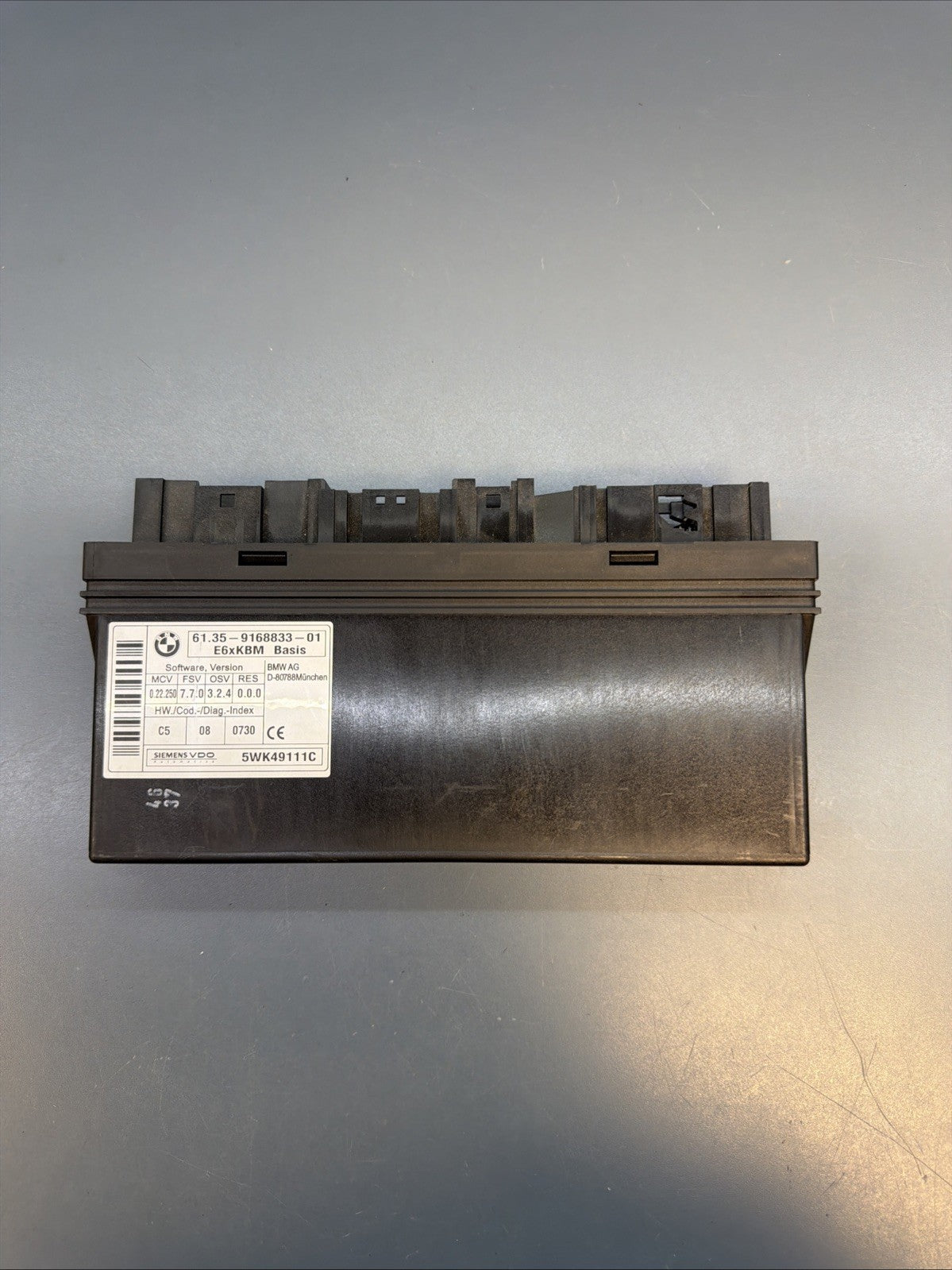 08-10 BMW 535XI GATEWAY BODY CONTROL MODULE BCM BCU 9168833 OEM
