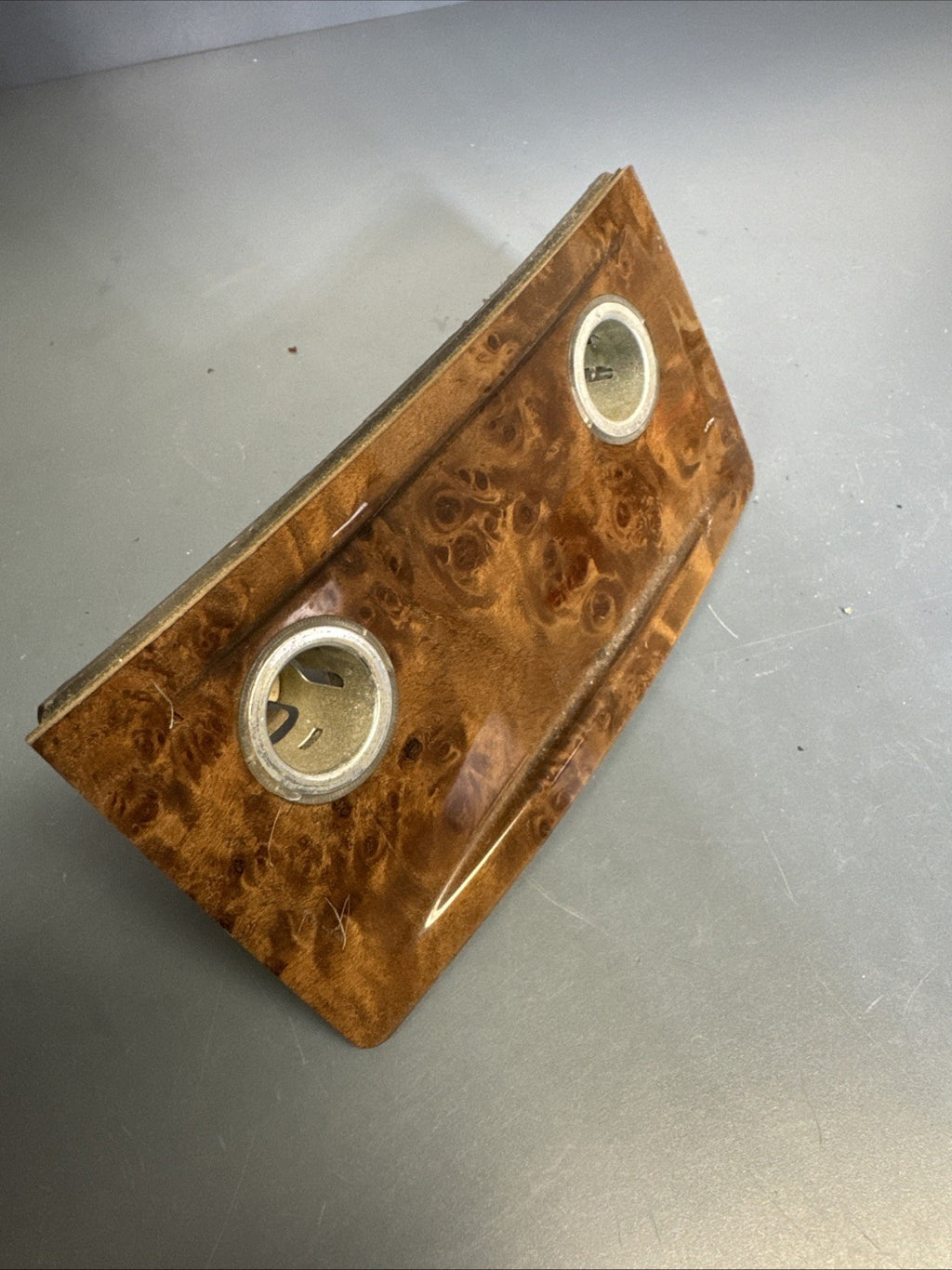 08 09 10 BMW E60 E61 535i Rear Center Console Wood Trim Outlet Panel 6951141