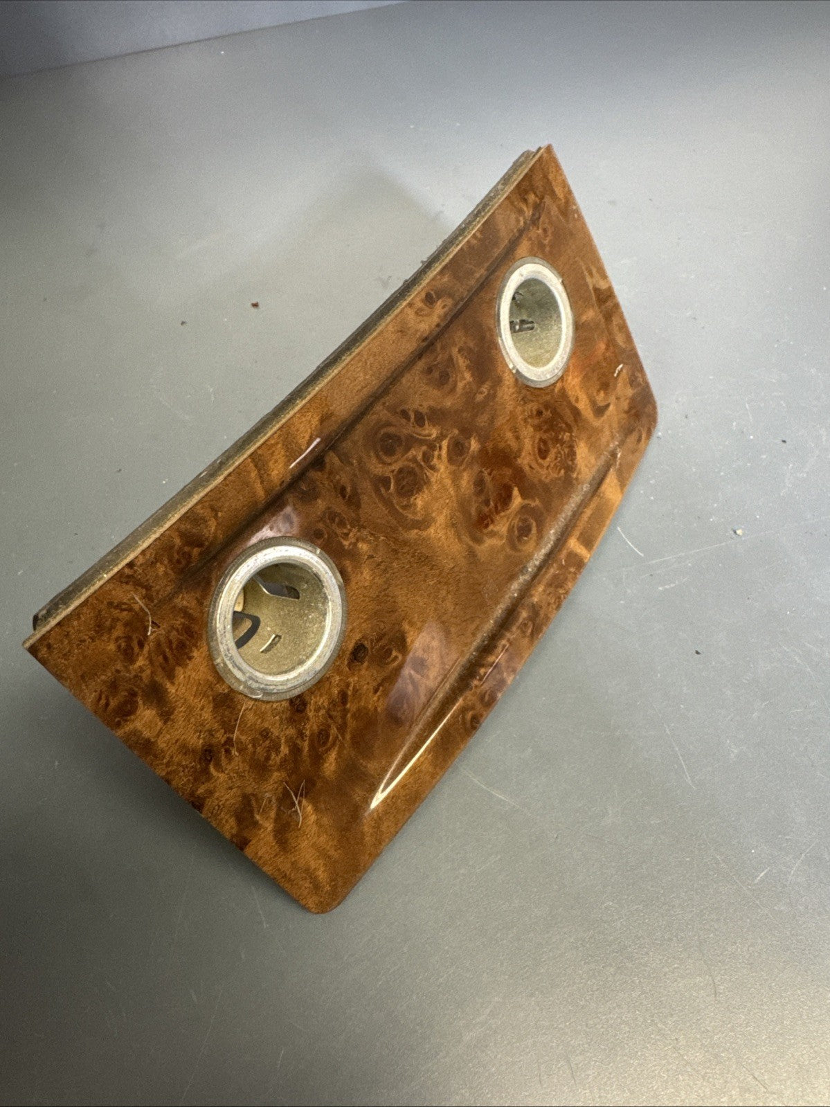 08 09 10 BMW E60 E61 535i Rear Center Console Wood Trim Outlet Panel 6951141