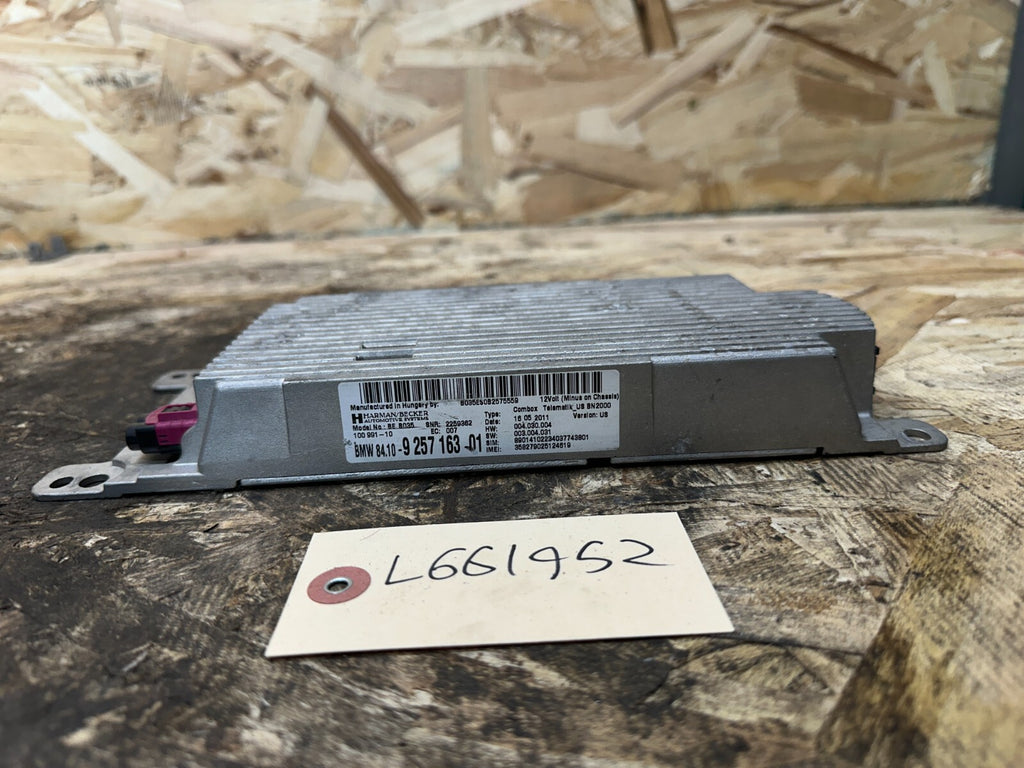 BMW 2007-2014 E70 X5 HARMAN BECKER TELEMATICS CONTROL MODULE OEM 9257163