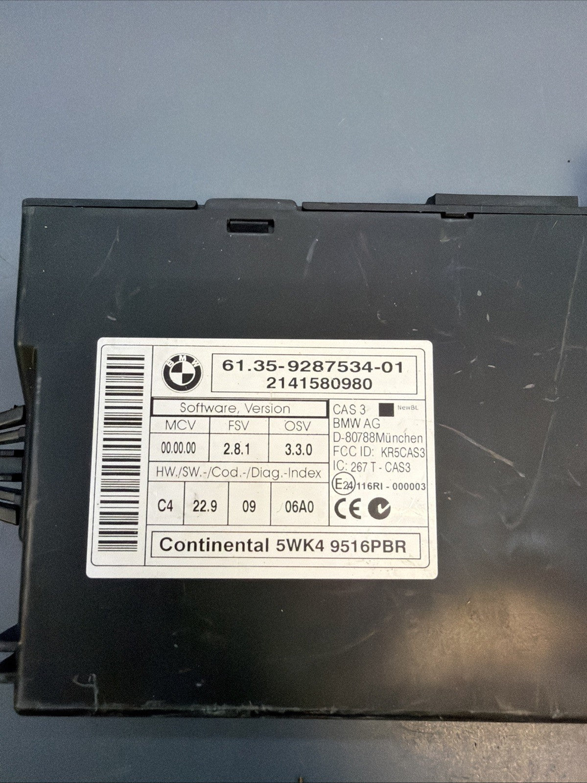 BMW E84 X1 N20 2.0L 28i Engine Computer Module Key DME ECU CAS3 SET OEM 8631728