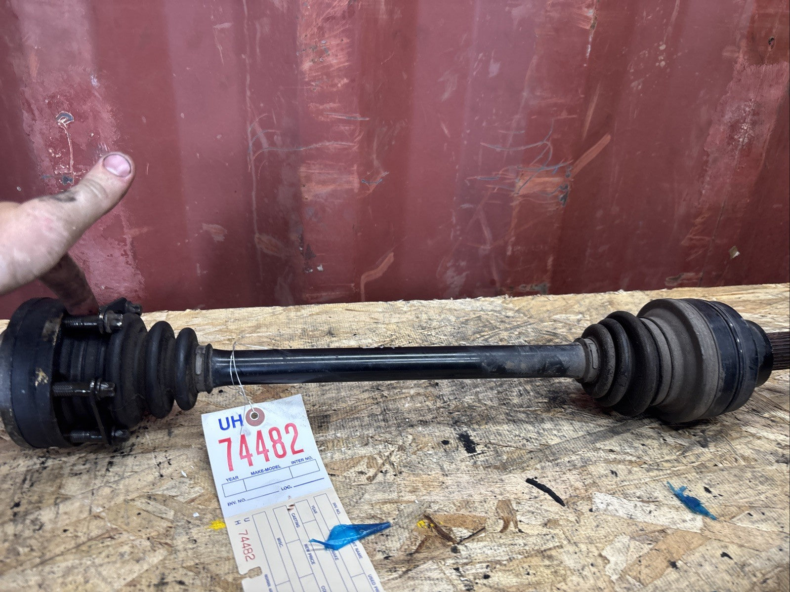 BMW OEM CV AXLE REAR LEFT  7 SERIES E38 USED M62 ENGINE 1994-2001 3321 1227730