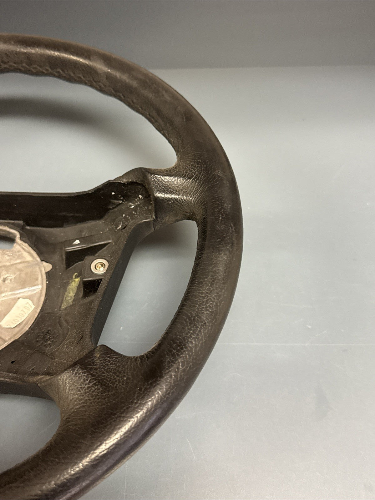 BMW 97-03 E46 3 SERIES BLACK LEATHER BASE MODEL STEERING WHEEL OEM 6753945