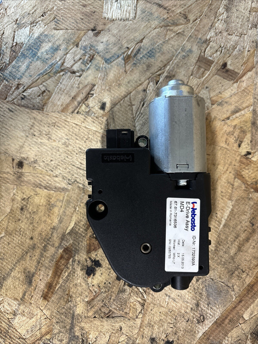 12-18 BMW F30 3-SERIES SUNROOF MOTOR DRIVE UNIT 7316536 OEM