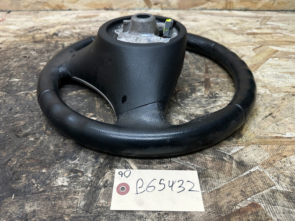 BMW 2006-2013 E9X 3 SERIES BLACK SPORT LEATHER STEERING WHEEL OEM 3051626
