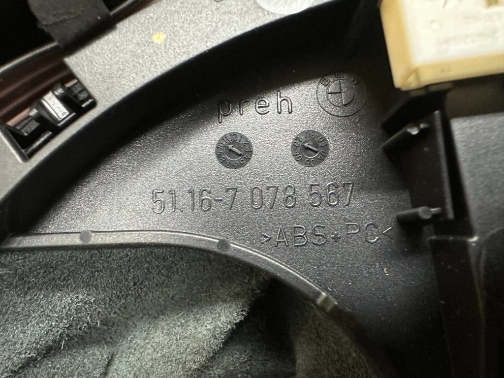 BMW E82 1 SERIES AUTOMATIC SHIFTER GEAR SELECTOR BOOT BLACK OEM 7078567