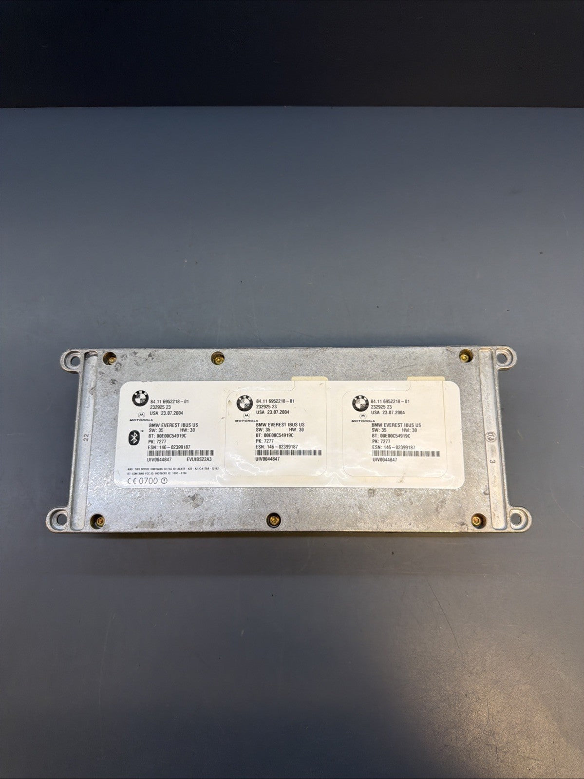 BMW 2003-2010 E83 E46 E53 X3 BLUETOOTH COMMUNICATION CONTROL MODULE OEM 6952218