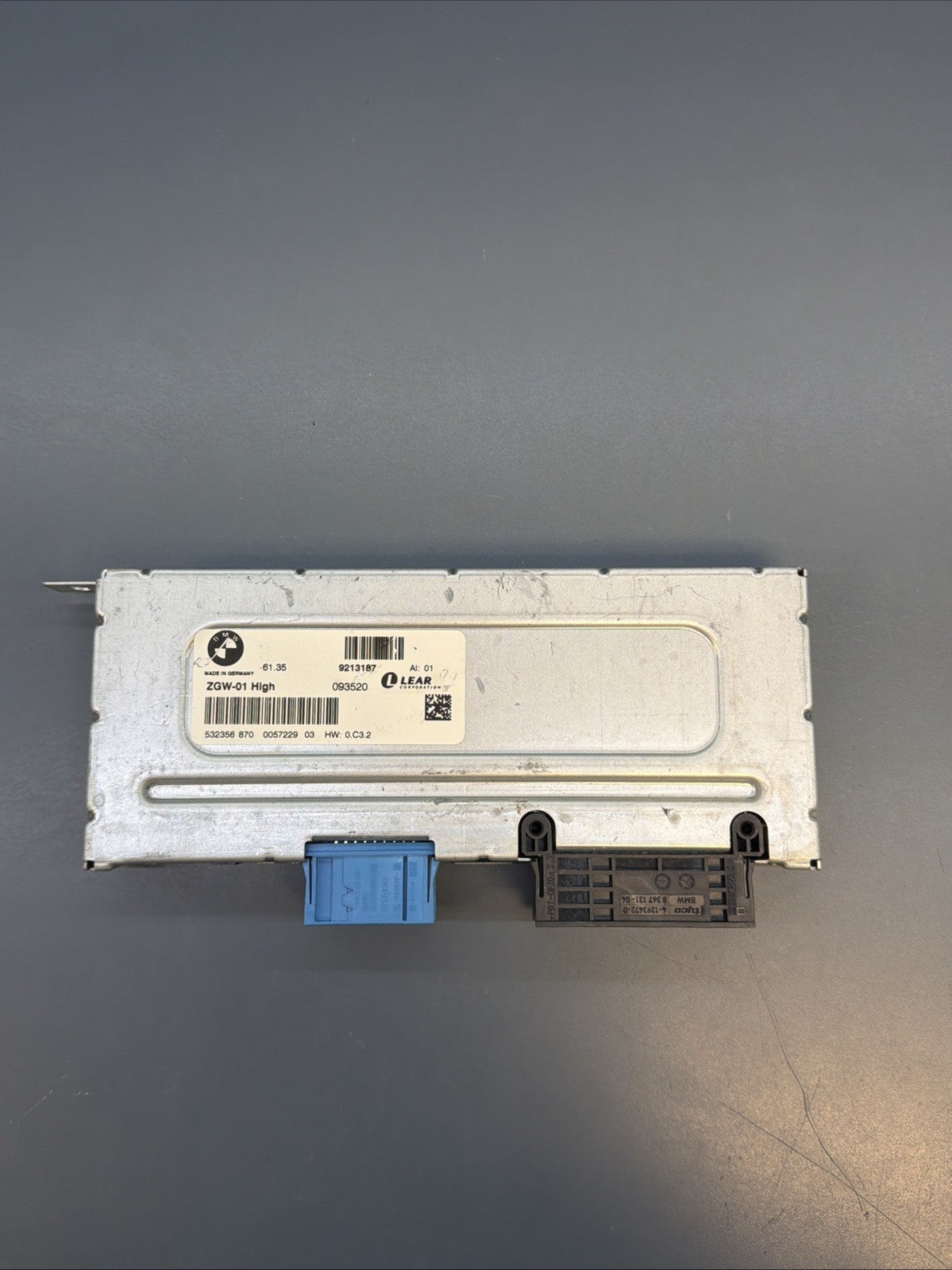 09-12 BMW F01 F02 F03 F04 F07 ANTI THEFT ALARM CONTROL MODULE 9213187 OEM