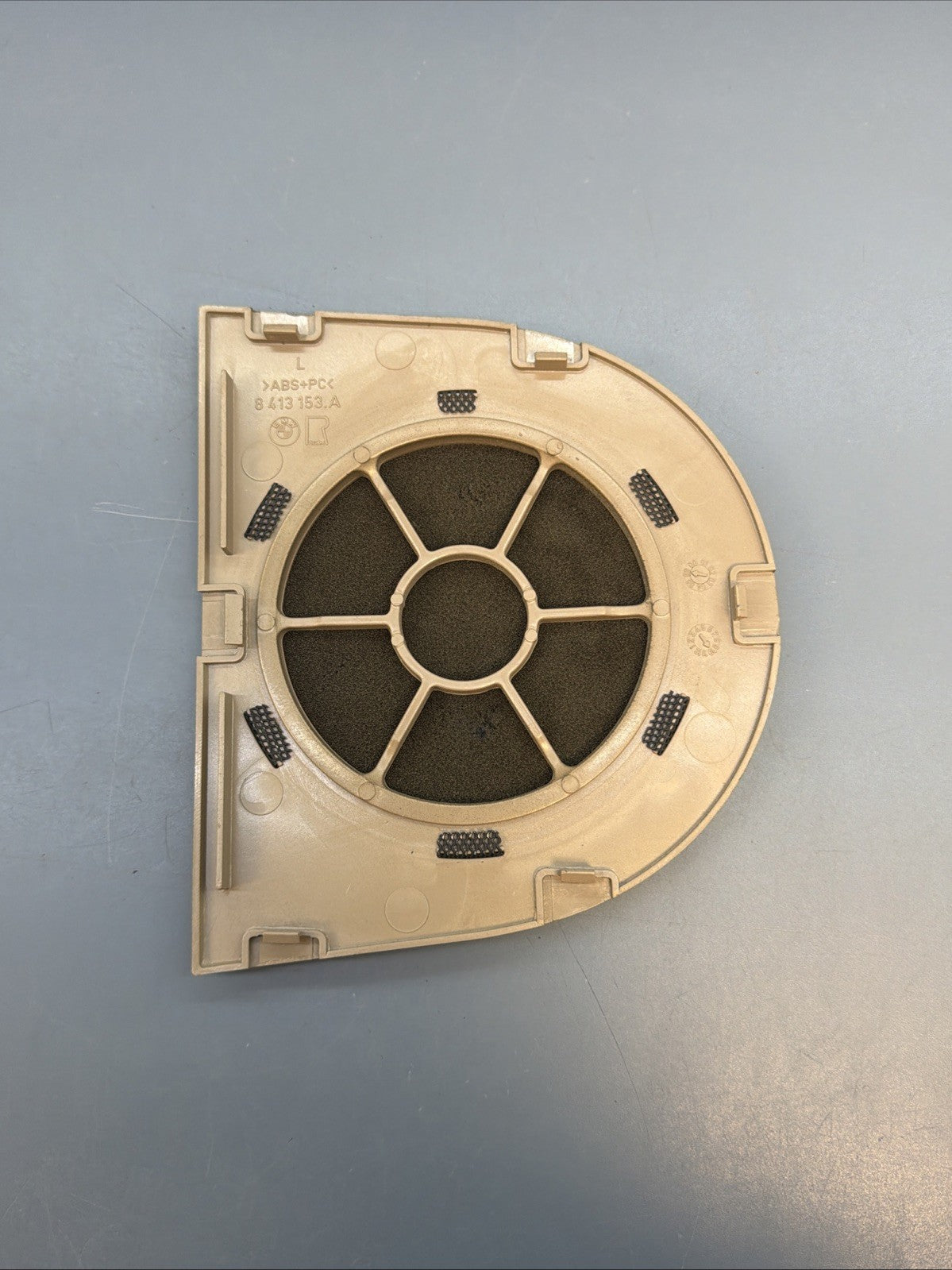 96-02 Bwm E36 Z3 Rear Left Lateral Trim Speaker Cover Grille Panel Beige 8413153