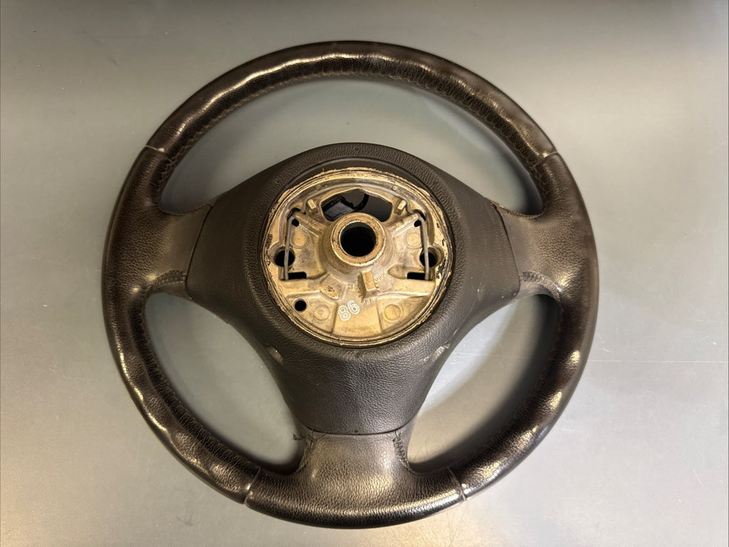 06-13 BMW E90 E91 3 SERIES STEERING WHEEL W/ SWITCHES BLACK OEM 6769547