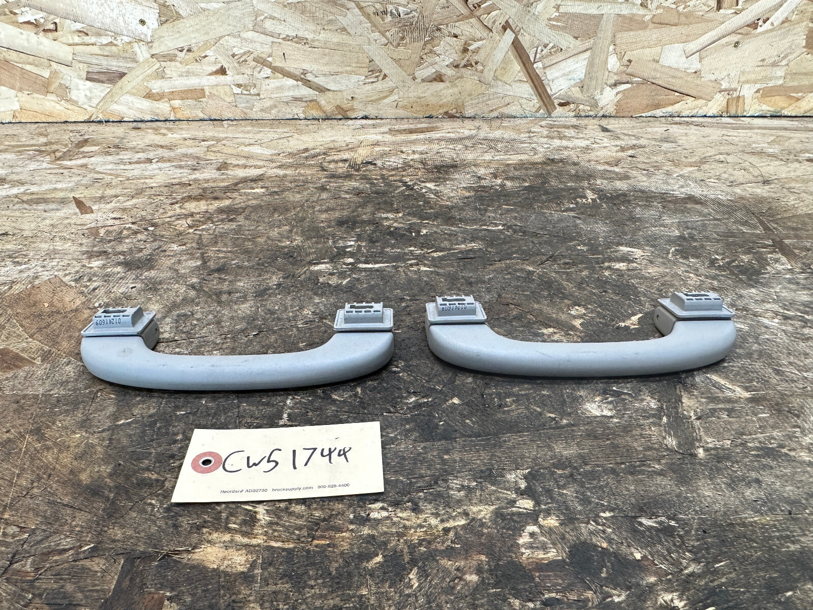 BMW 03-10 E60 5 SERIES LIGHT GRAY GRAB HANDEL SET 4 PC 9143529+9143516+9143530